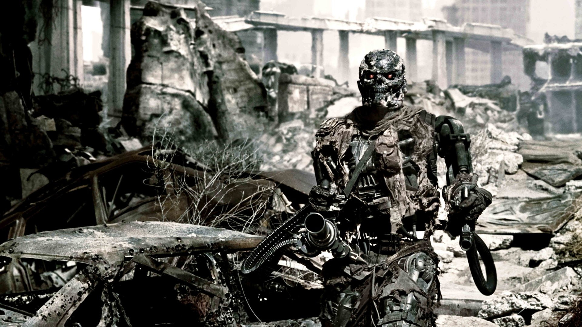aggression, fighting, special forces, uniform, screenshot, gun, army, armed forces, army soldier, 1080P, weapon, conflict, clothing, military, Terminator Salvation, HD Wallpaper