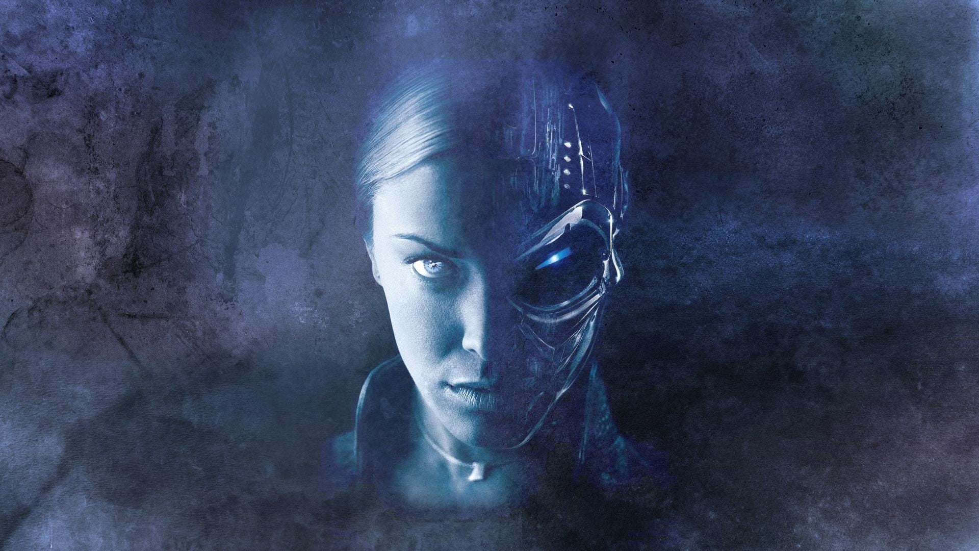 digital composite, black, Terminator 3: Rise of the Machines, top, indoors, movies, young women, woman, close-up, smoke - physical structure, one person, HD Wallpaper