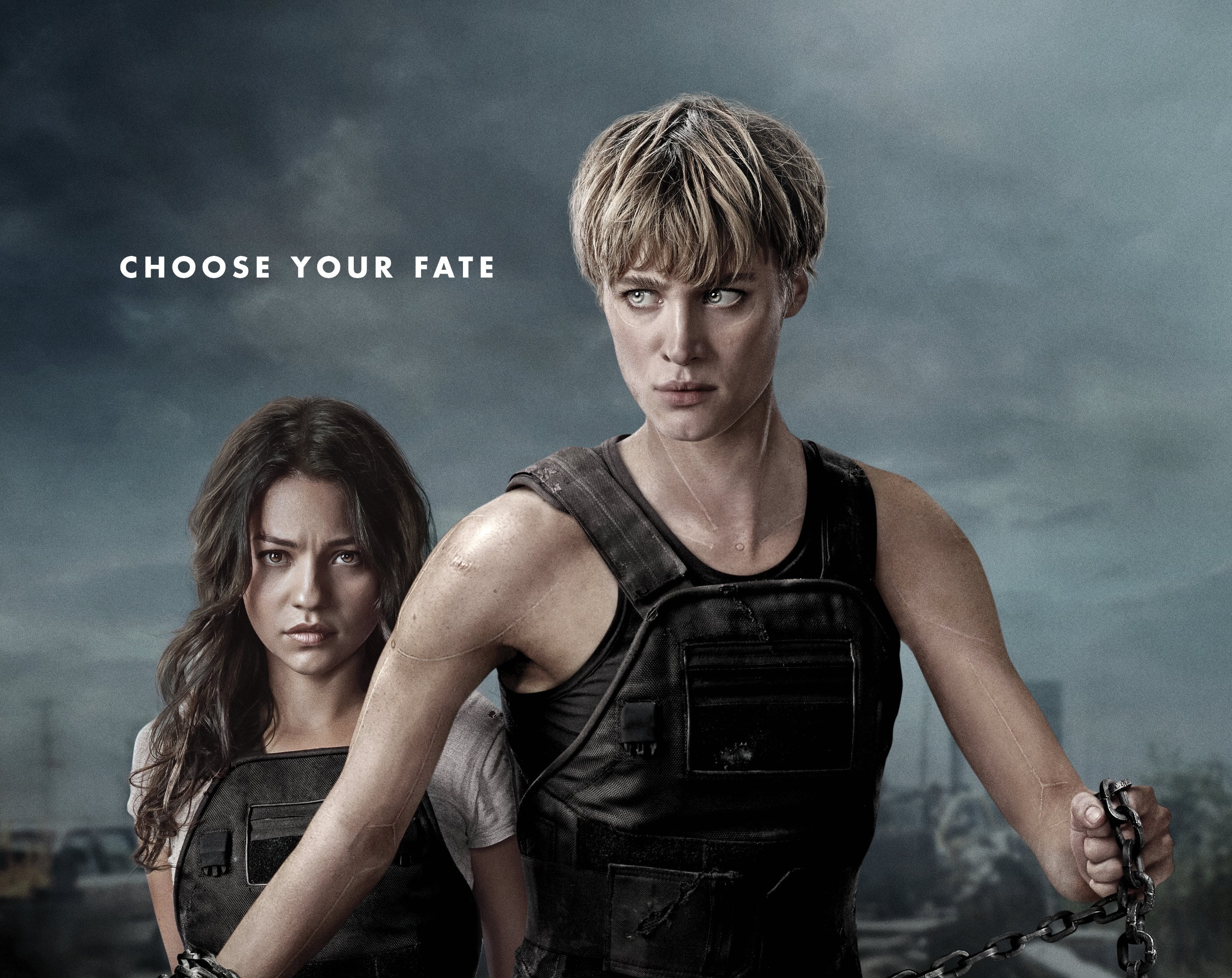 Terminator, Terminator: Dark Fate, Mackenzie Davis, 2K, Natalia Reyes, HD Wallpaper