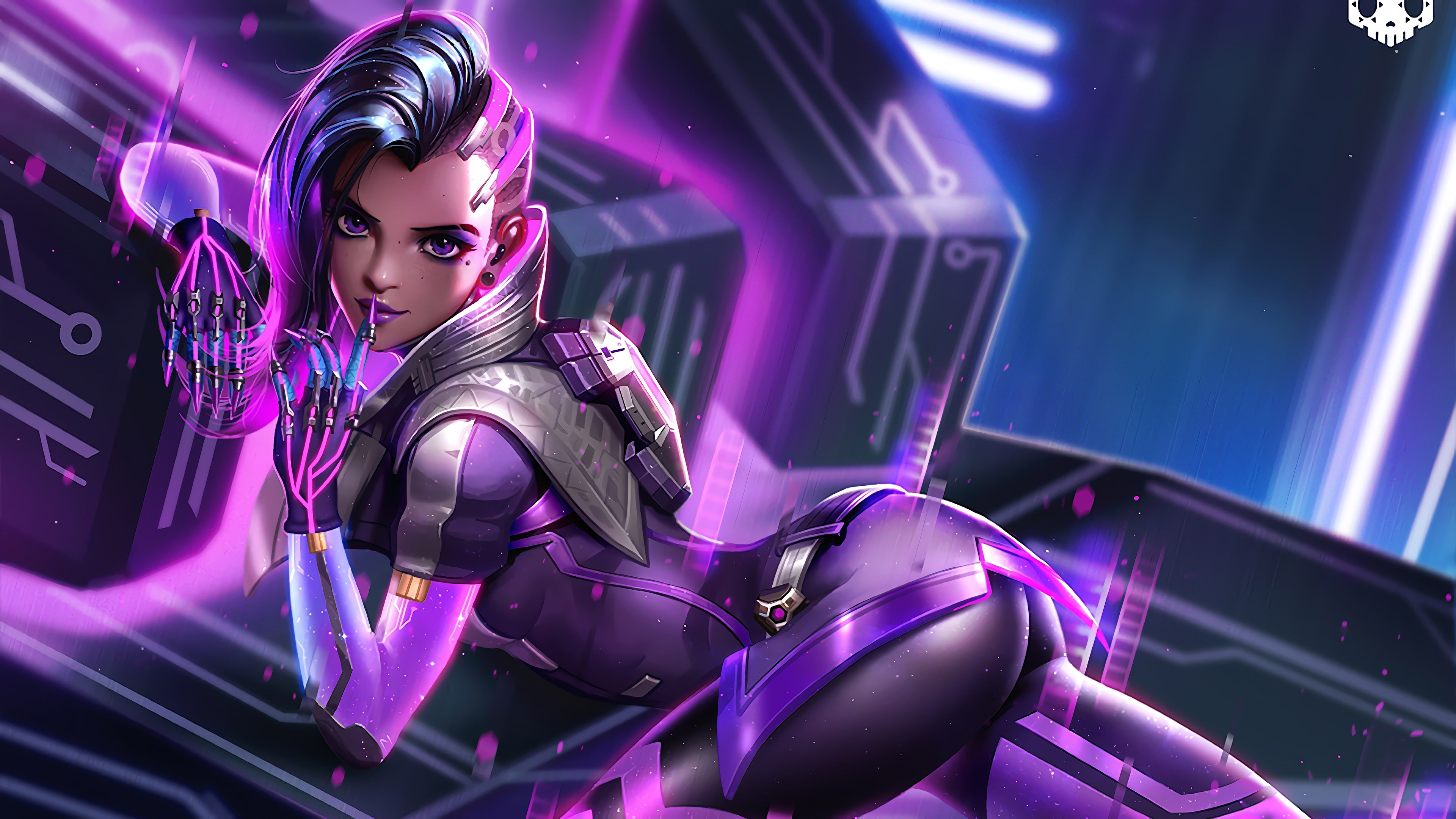 4K, 4K, Overwatch, Sombra, HD Wallpaper