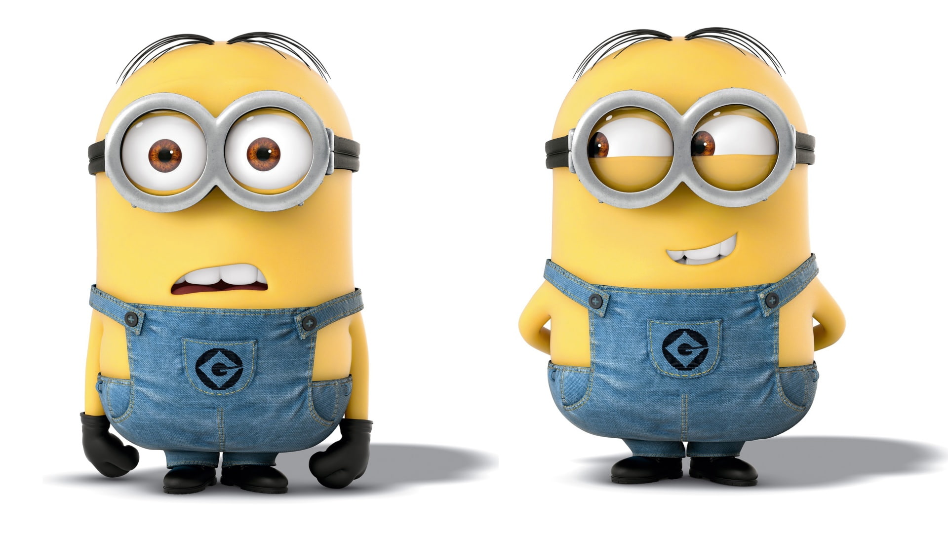 yellow, funny, minion, cute, 1080P, despicable Me, HD Wallpaper