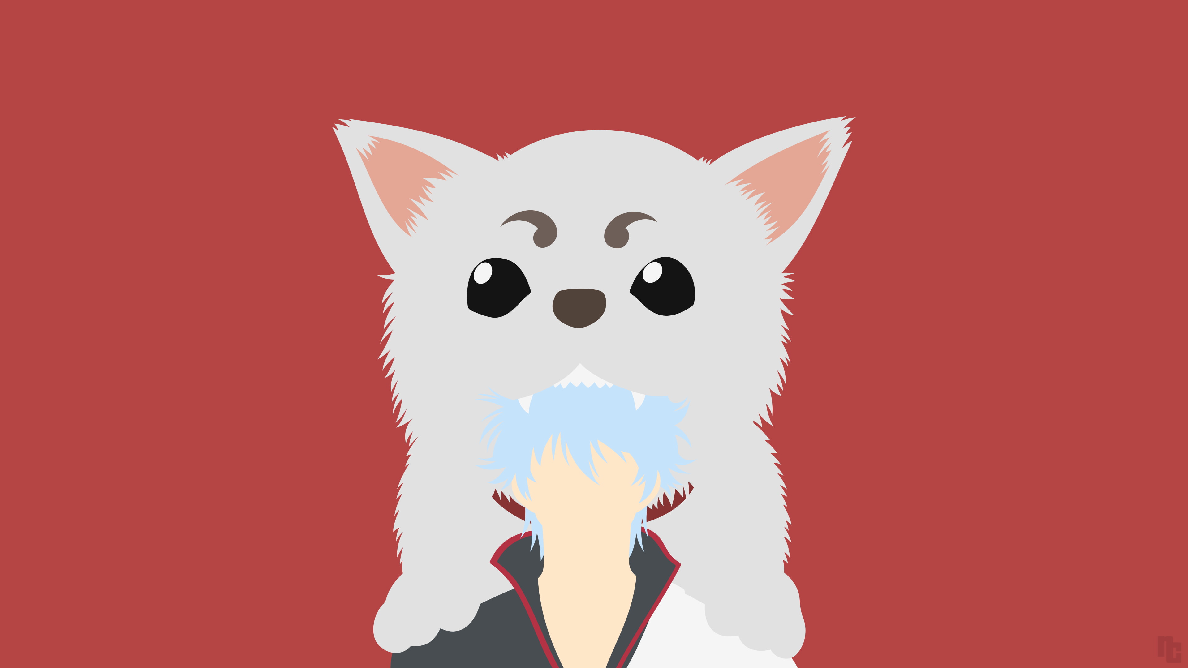Anime, Sadaharu (Gintama), Gintama, Gintoki Sakata, 4K, HD Wallpaper