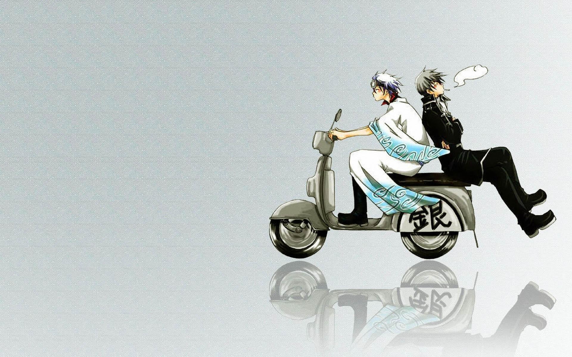 sougo, day, art and craft, male likeness, Gintama, manga, wall, digital composite, toy, anime boys, representation, okita, Hijikata Toushirou, still life, HD Wallpaper