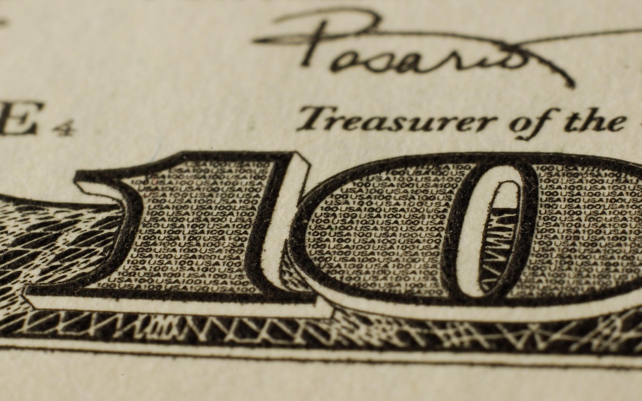 banknote, bill, money, 2K, dollar, 2560x1600, digital art, close, HD Wallpaper
