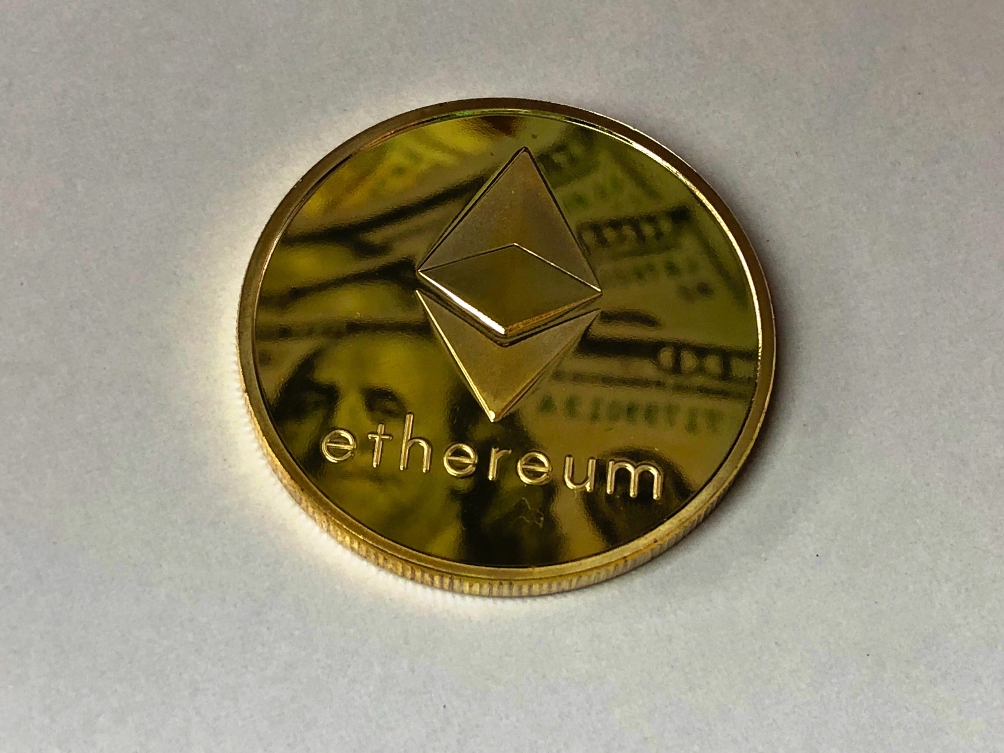 currency, close-up, ornament, number, sign, colored, dollar, symbol, no people, commerce, ethereum, time, gold, circle, Etherum, indoors, round, metal, HD Wallpaper