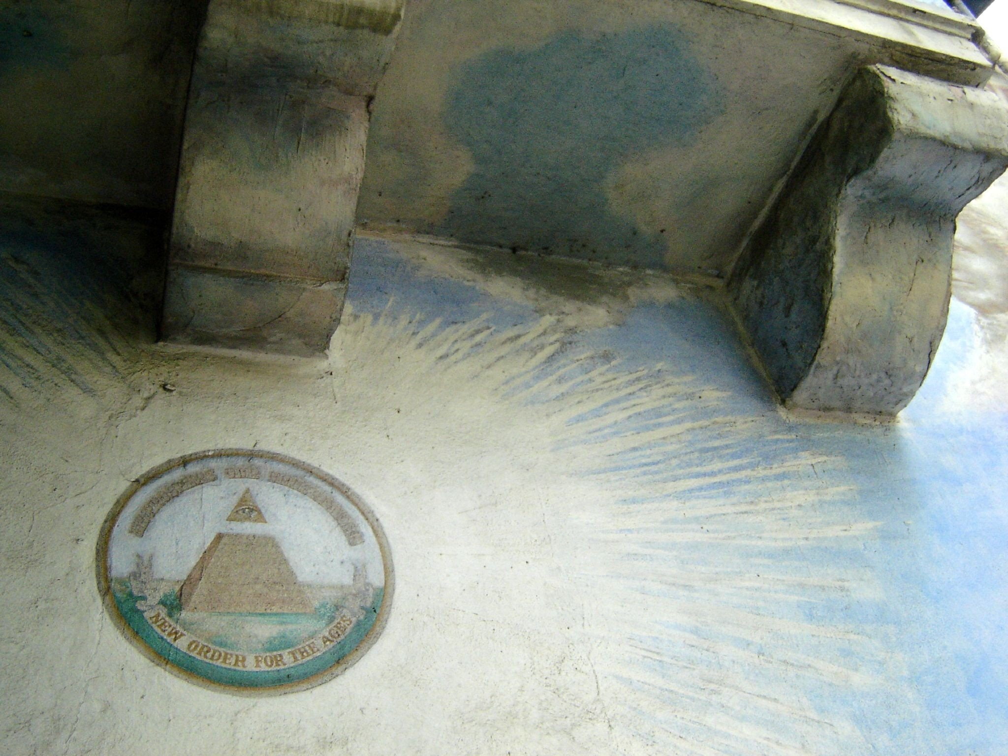 water, history, high angle view, close-up, metal, the past, sunlight, built structure, illuminati the all seeing eye, time, no people, wall - building feature, HD Wallpaper