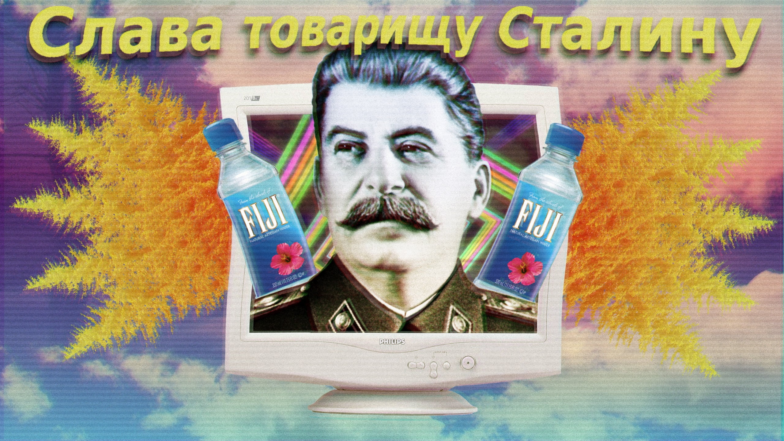 young adult, monitor, text, economy, number, humor, business, vaporwave, portrait, indoors, multi colored, men, males, mustache, human representation, people, HD Wallpaper