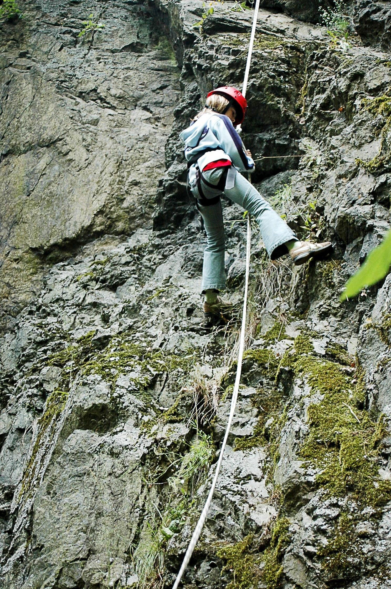 real people, rock layers, rock formation, child, dangerous, climbing, experience, rope, fun, motion, strong, extreme sports, mountain, safety harness, lifestyles, Phone HD Wallpaper