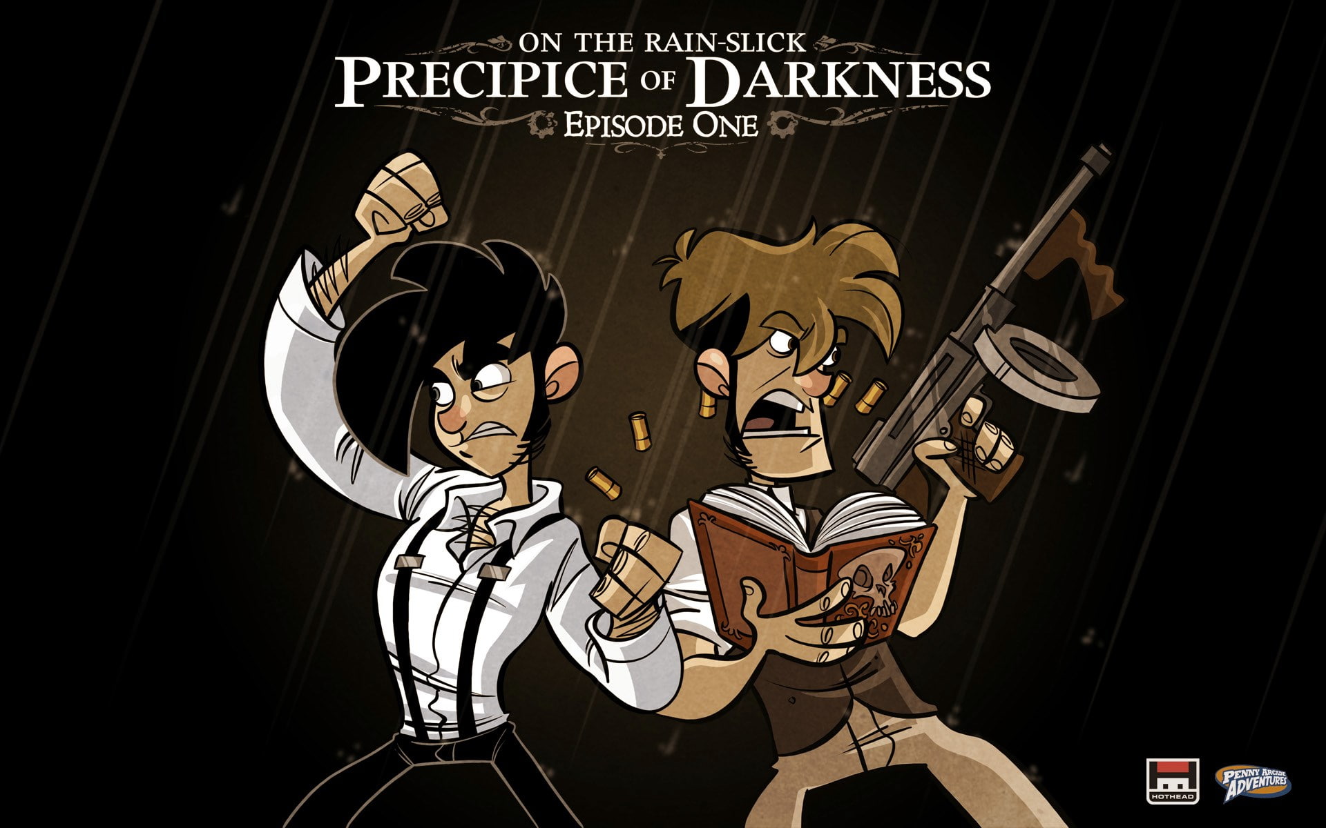 indoors, communication, Penny Arcade Adventures: On the Rain-Slick Precipice of Darkness, 1080P, skeleton, celebration, text, low angle view, arts culture and entertainment, HD Wallpaper