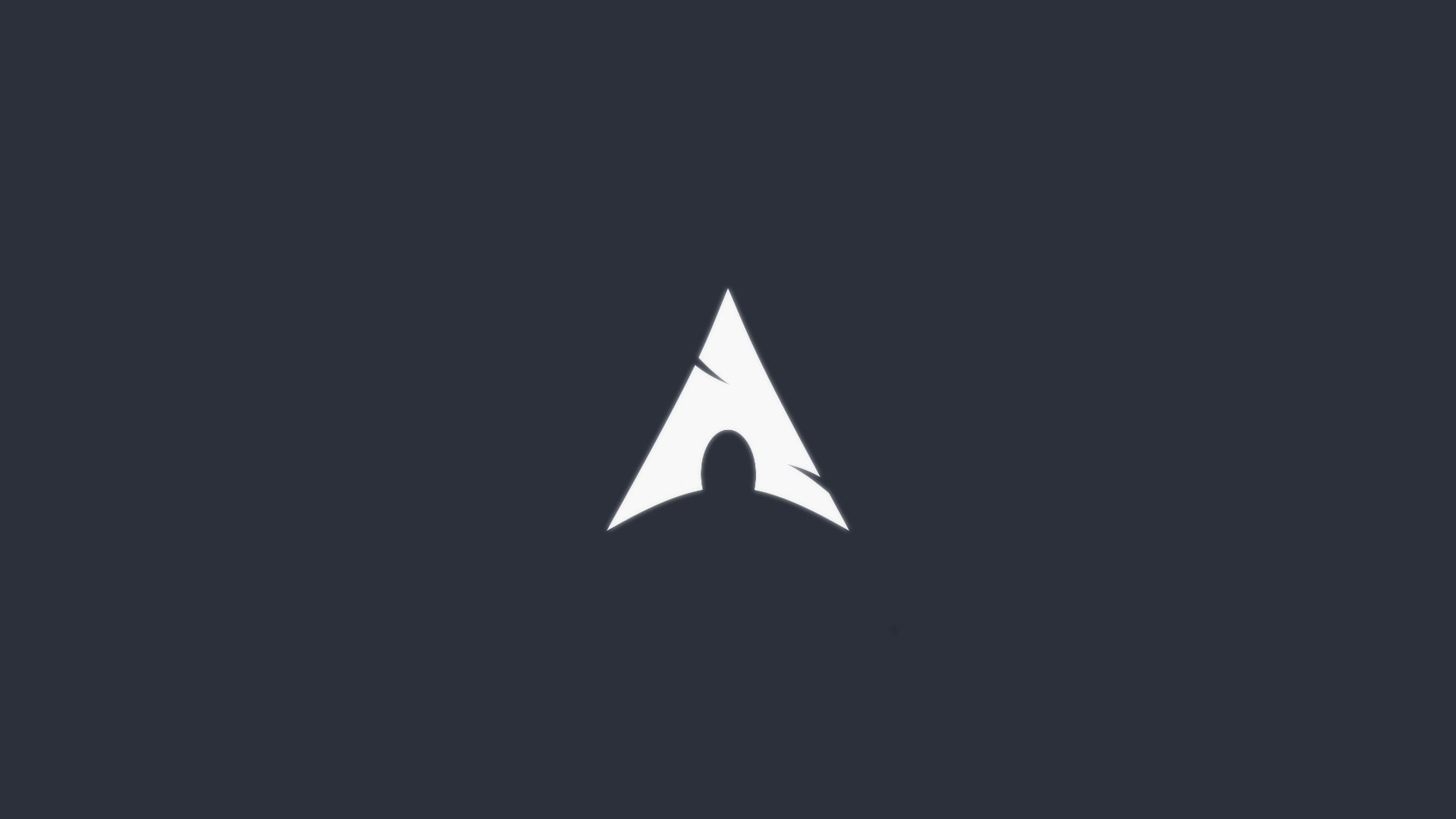 1080P, minimalism, Archlinux, HD Wallpaper