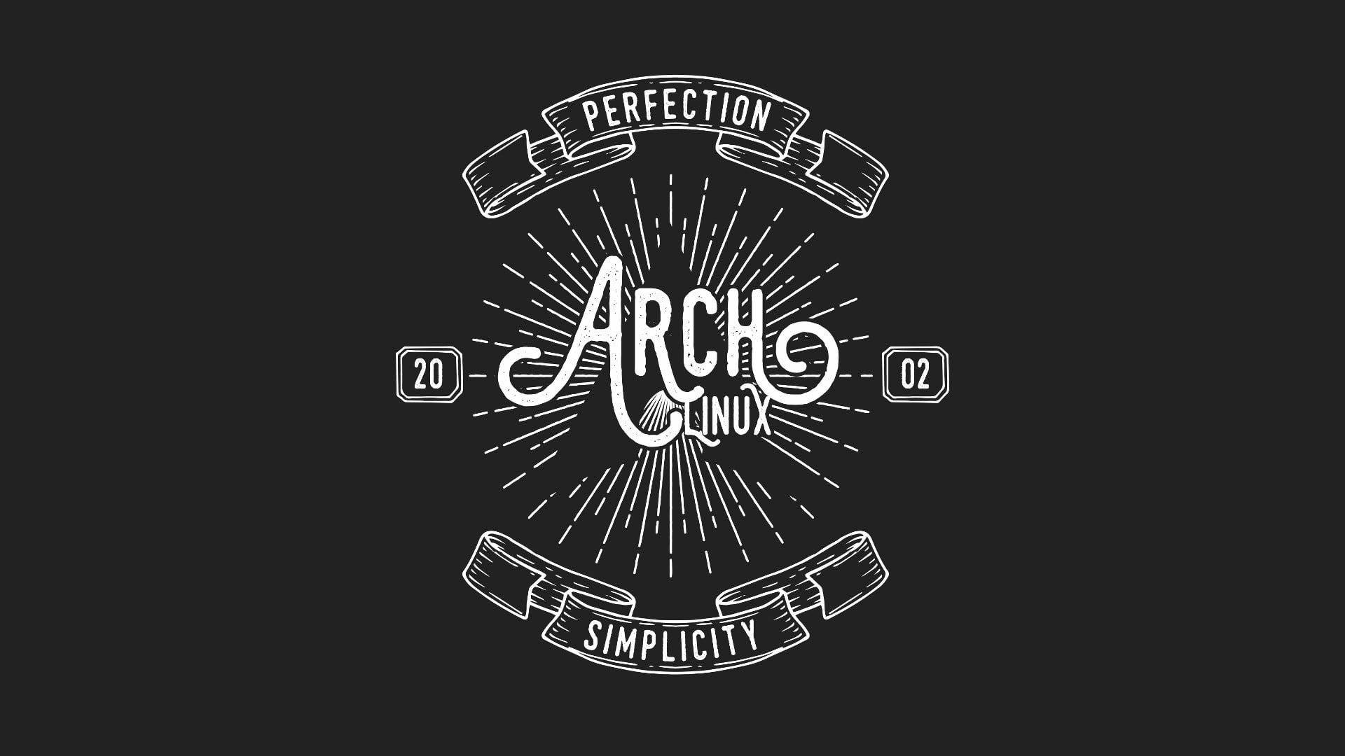 archlinux linux, craft, creativity, black background, arts culture and entertainment, backgrounds, 1080P, single object, technology, star shape, indoors, HD Wallpaper