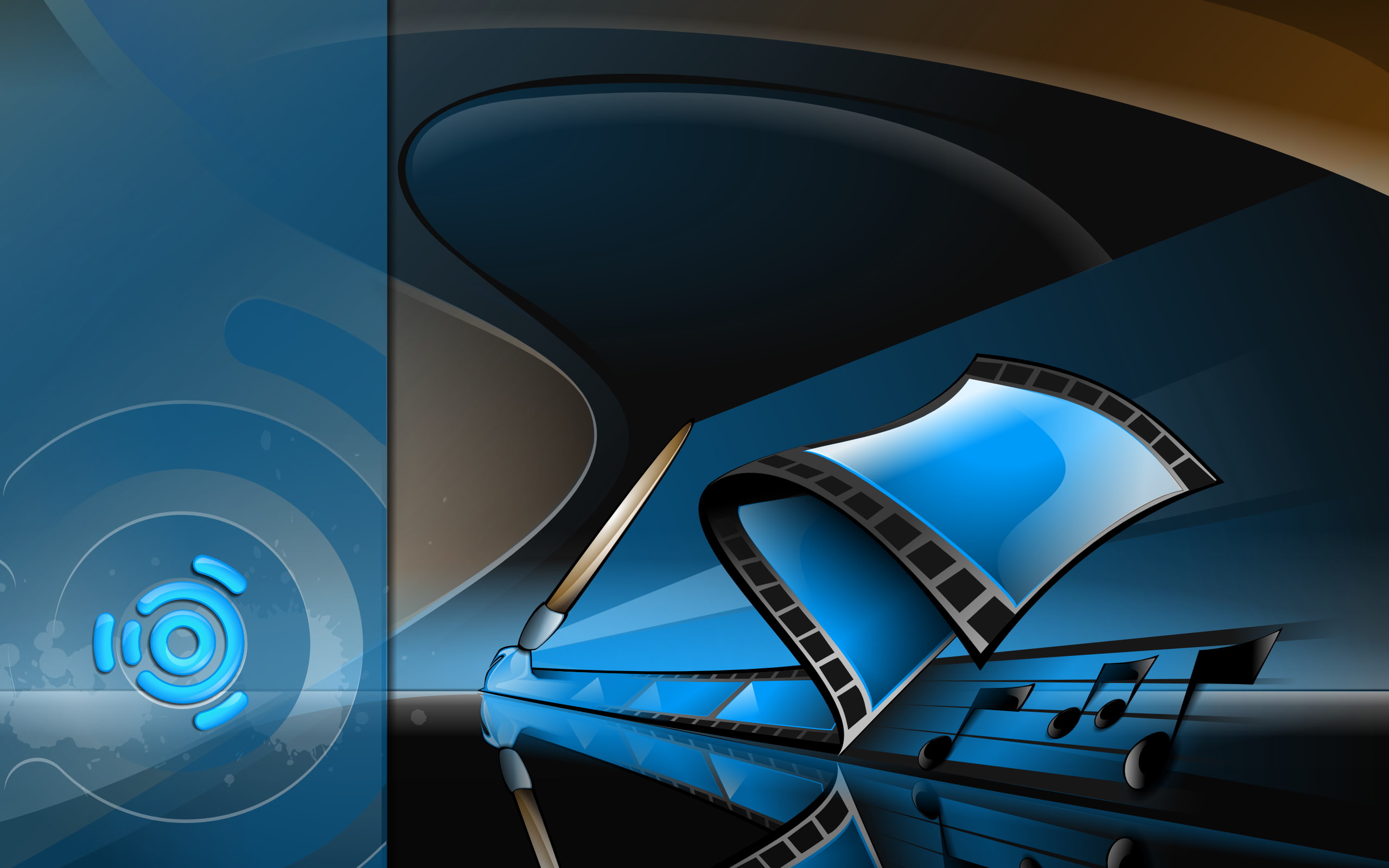 2K, Stock, Studio Ubuntu, Ubuntu Linux, Linux, HD Wallpaper