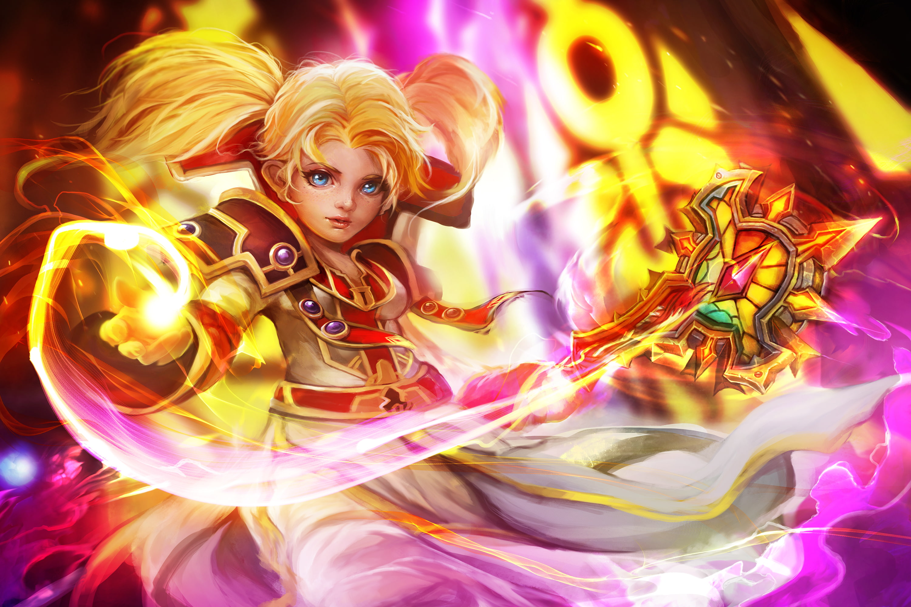 Gnome Priest, World Of Warcraft, 2K, HD Wallpaper
