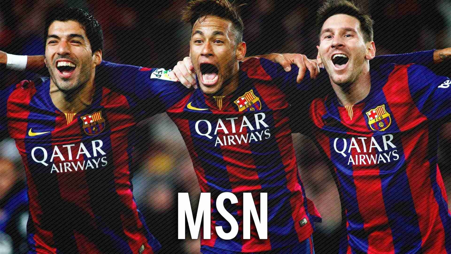 delanteros, messi, barcelona, 1080P, luis, msn, suarez, HD Wallpaper