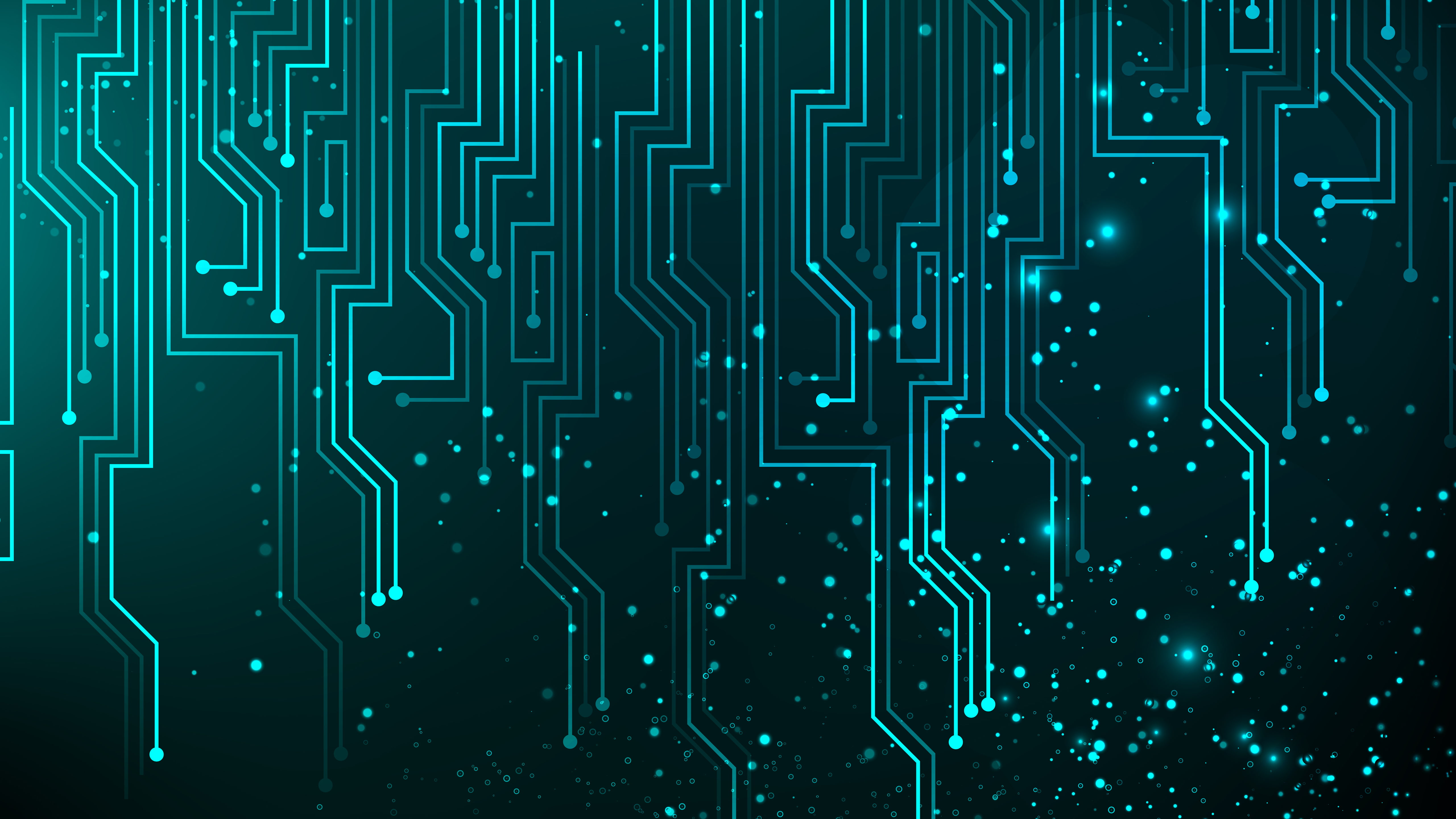 vector art, 5K, digital art, circuitry, HD Wallpaper