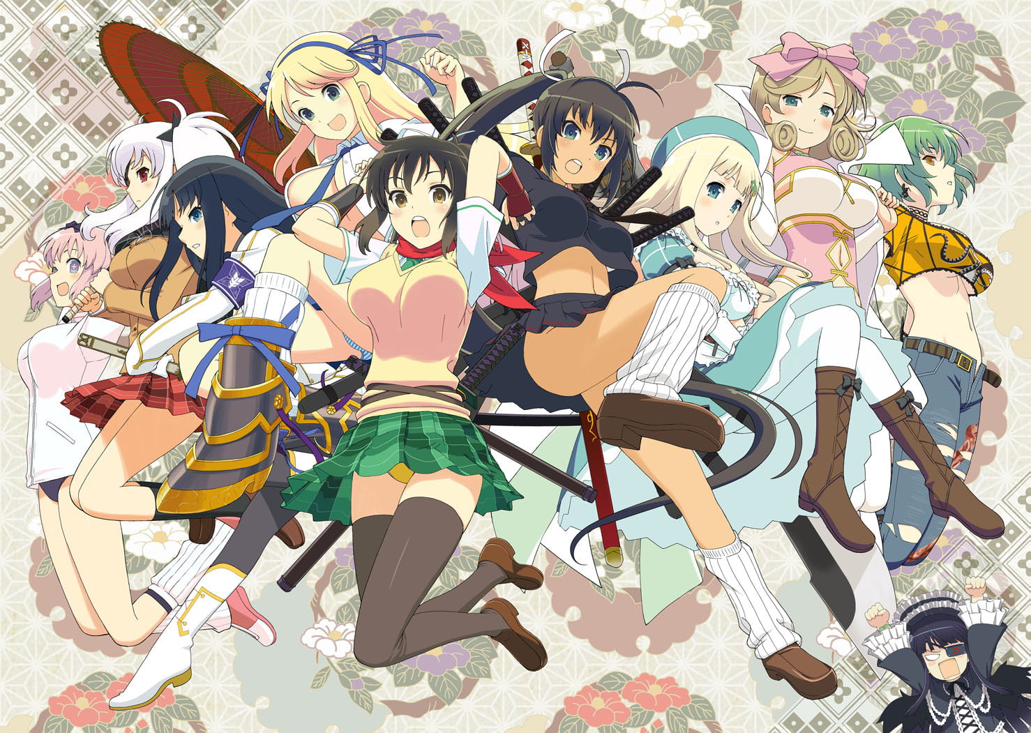 Asuka (Senran Kagura), 720P, Ikaruga, Homura (Senran Kagura), Senran Kagura, HD Wallpaper