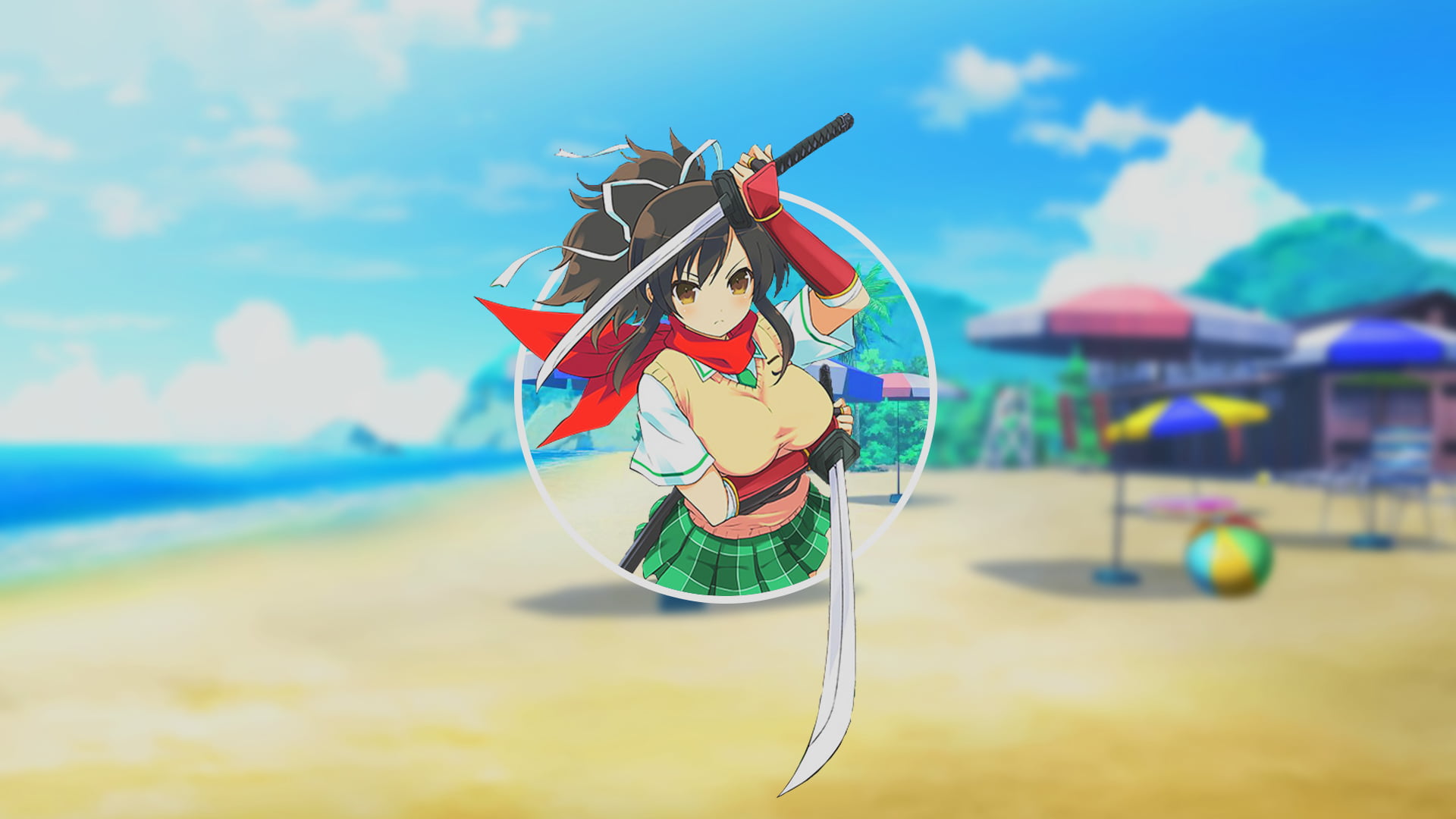 Senran Kagura, 1080P, anime, anime girls, HD Wallpaper