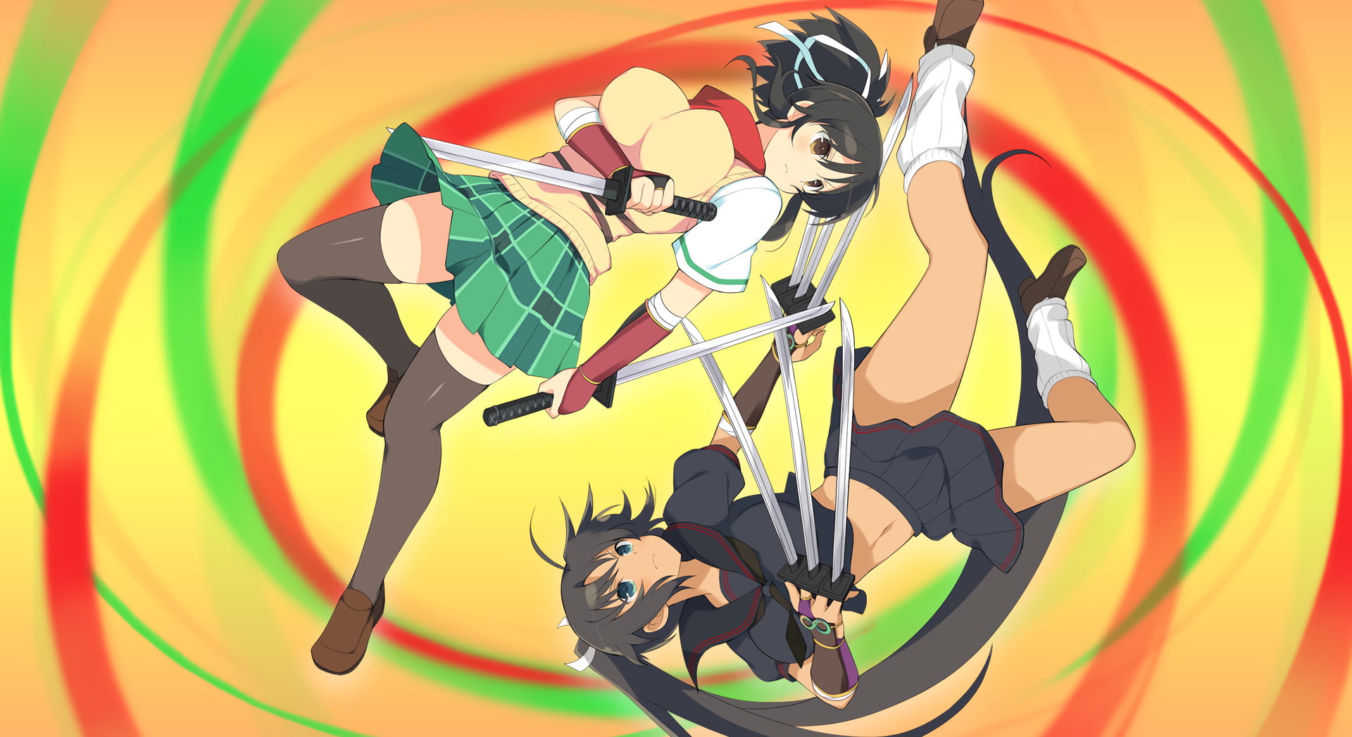 1080P, Senran Kagura, Anime, HD Wallpaper