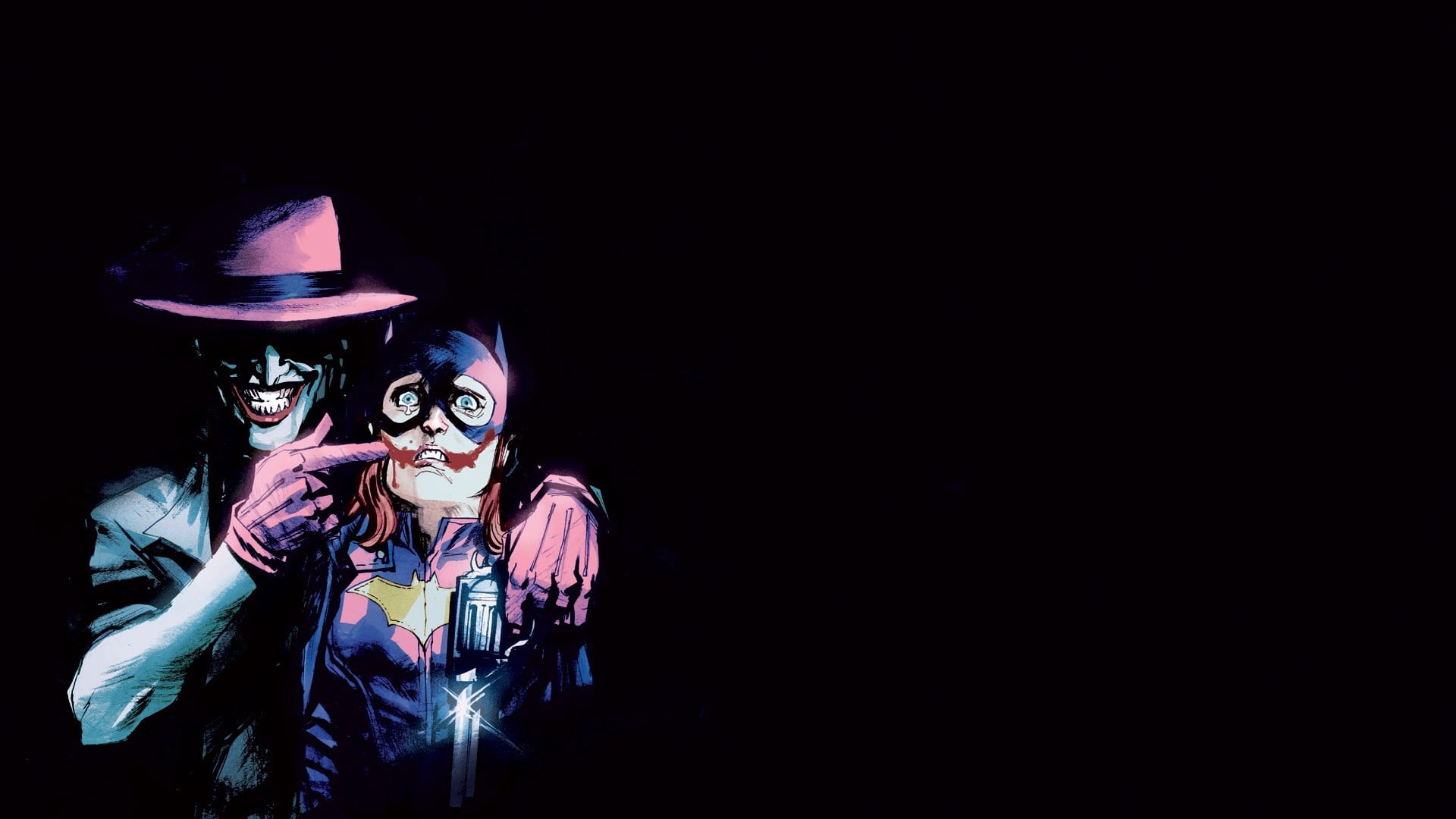 Batgirl, fear, Killing joke, Joker, The victim, 1080P, DC Comics, comic, The Killing Joke, New 52, Crazy, smile, HD Wallpaper