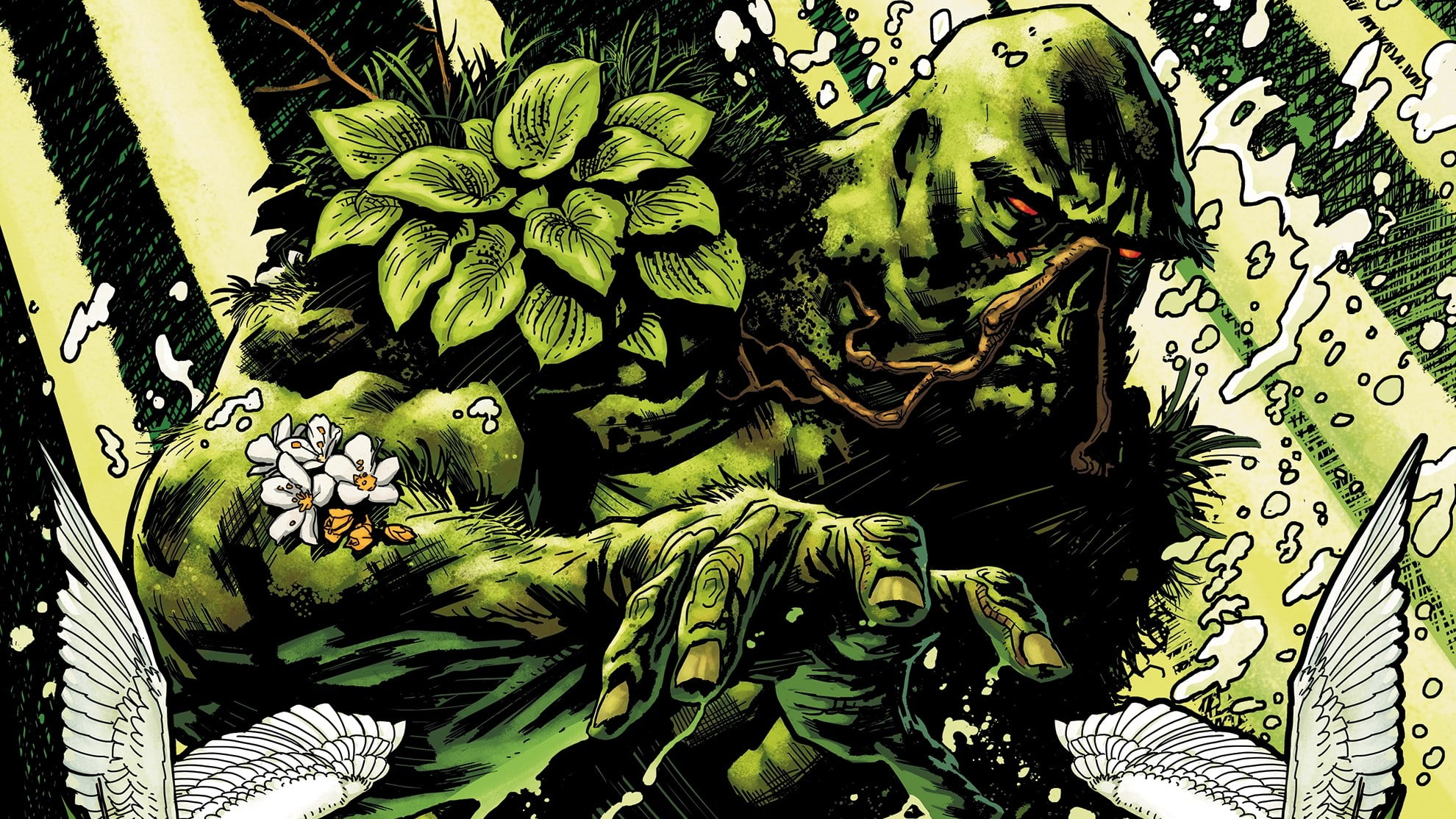 Alan Moore, 1080P, Swamp Thing, comic books, Vertigo, HD Wallpaper