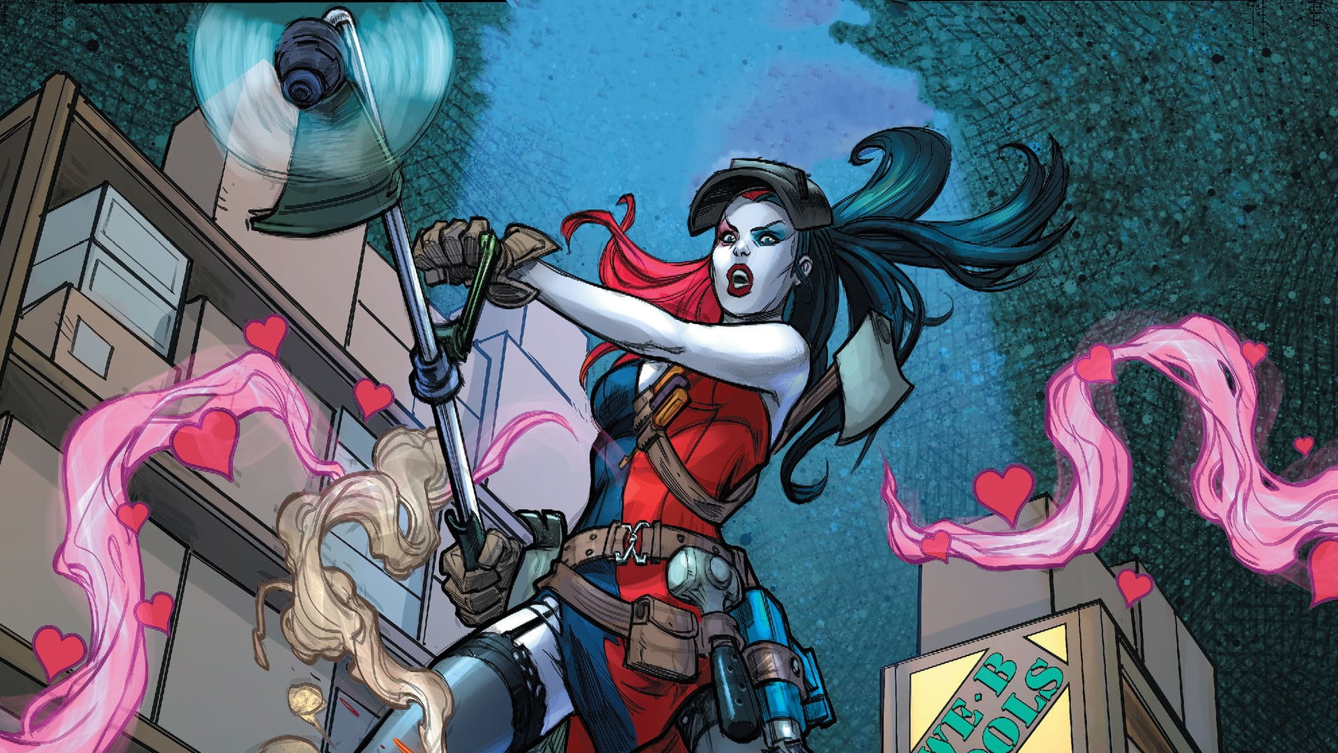 1080P, comic books, Harley Quinn, DC Comics, comics, HD Wallpaper