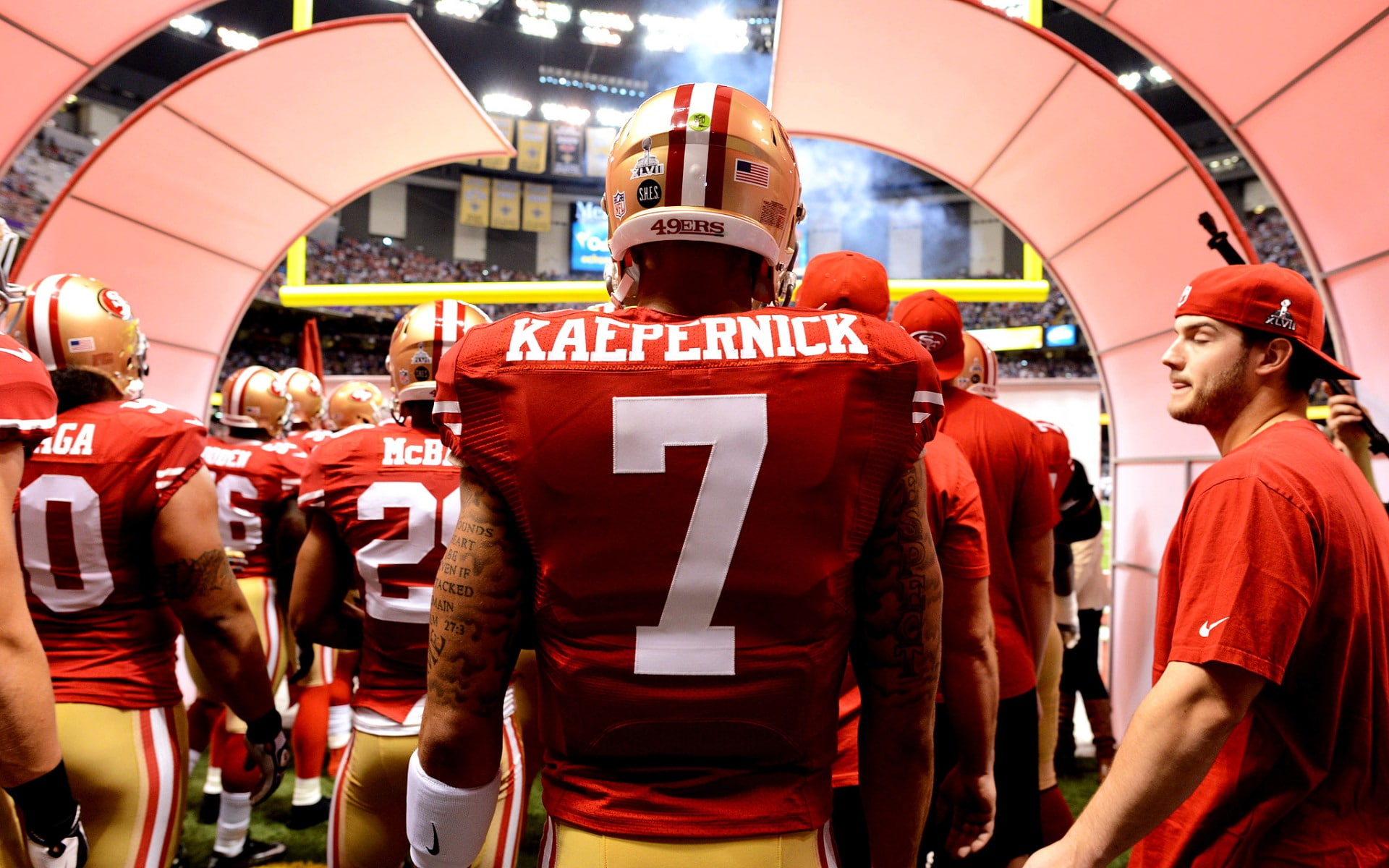san, 1080P, san francisco 49ers, american football, francisco, players, ers, american, sport, football, HD Wallpaper