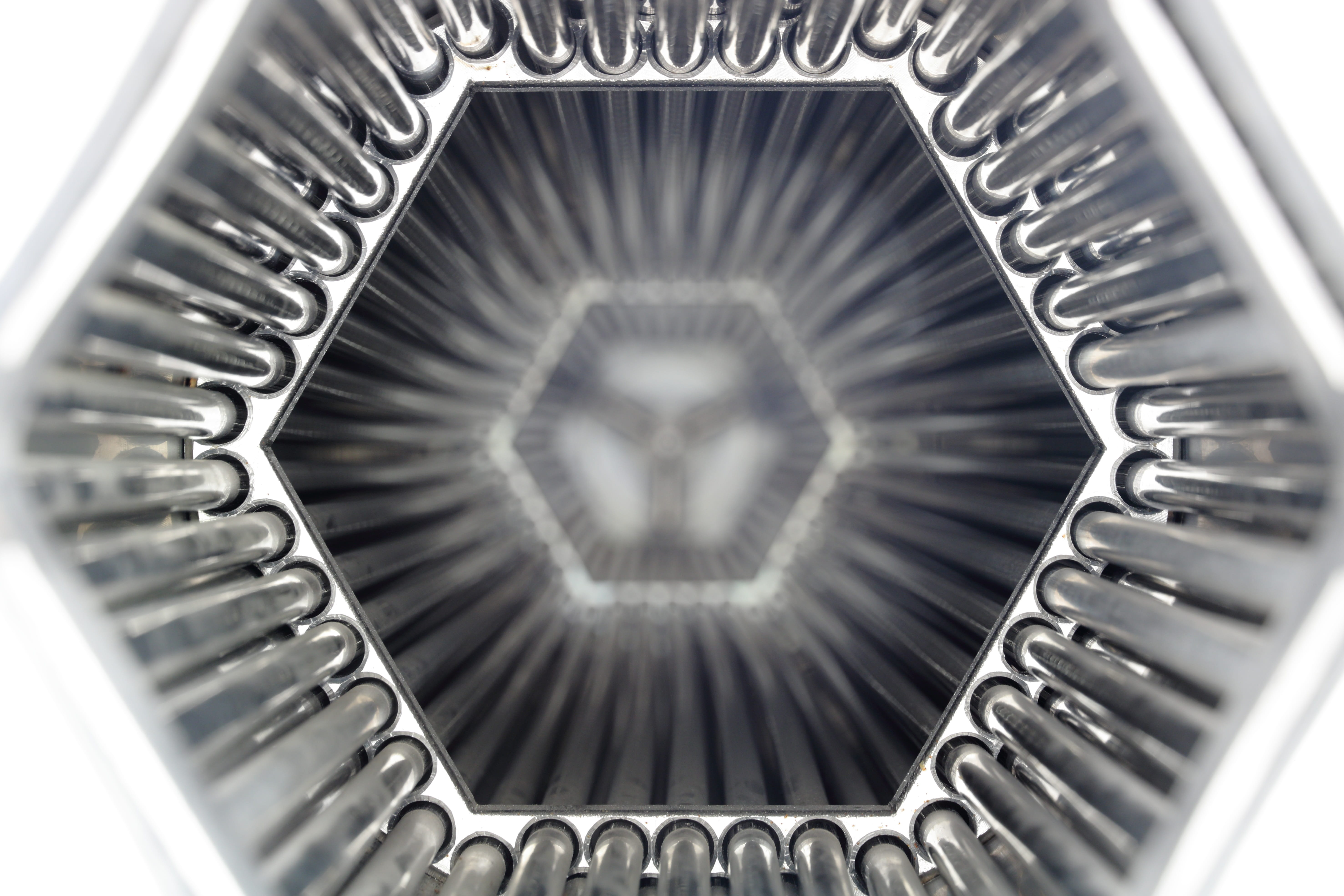 alloy, germany, machine part, industry, chrome, close-up, effort, backgrounds, technology, macro, silver colored, abstract, nuclear, metal, fuel rod, container, HD Wallpaper