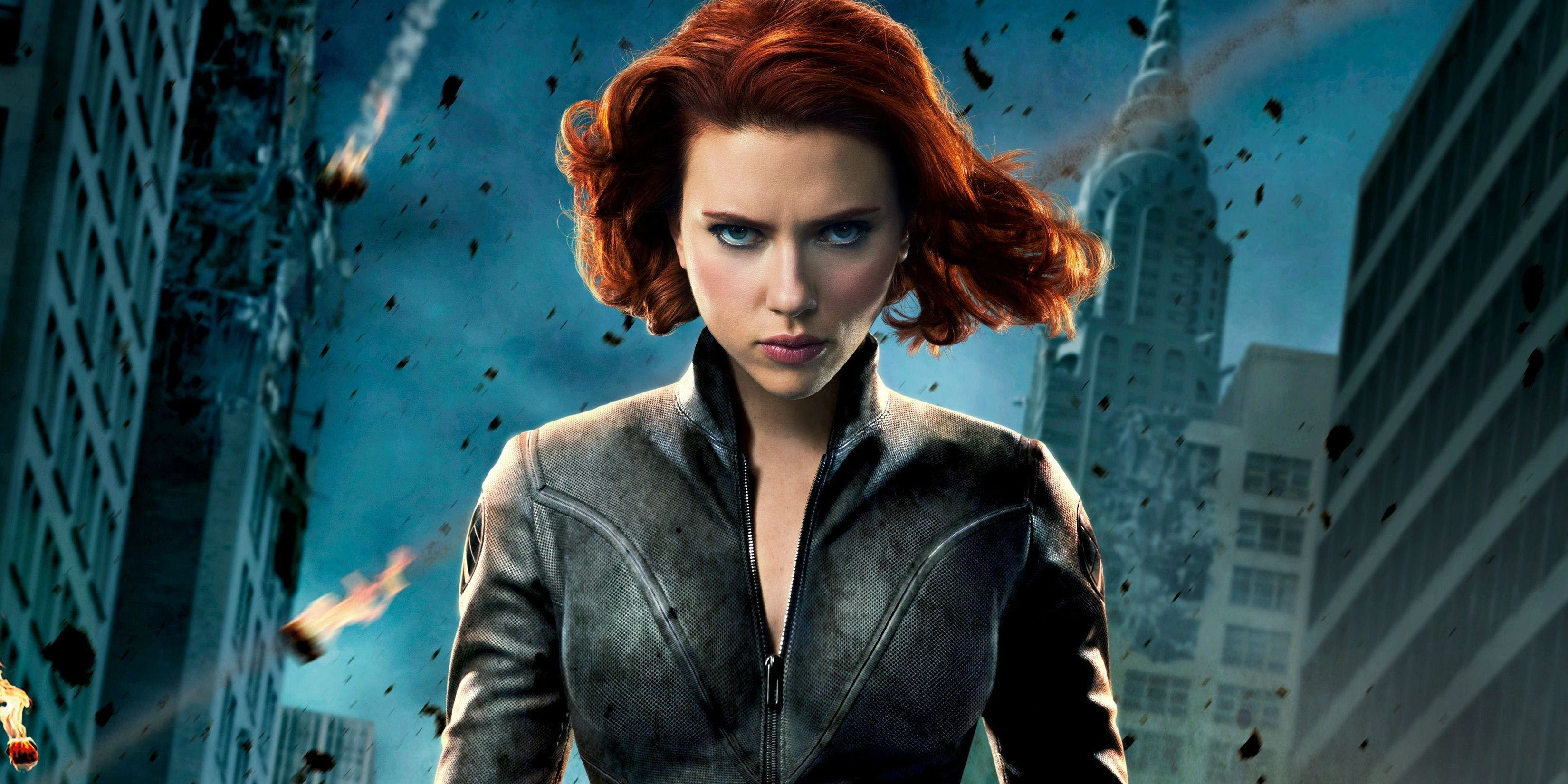 Scarlett Johansson, 2K, Marvel Comics, The Avengers, Black Widow, frontal view, HD Wallpaper