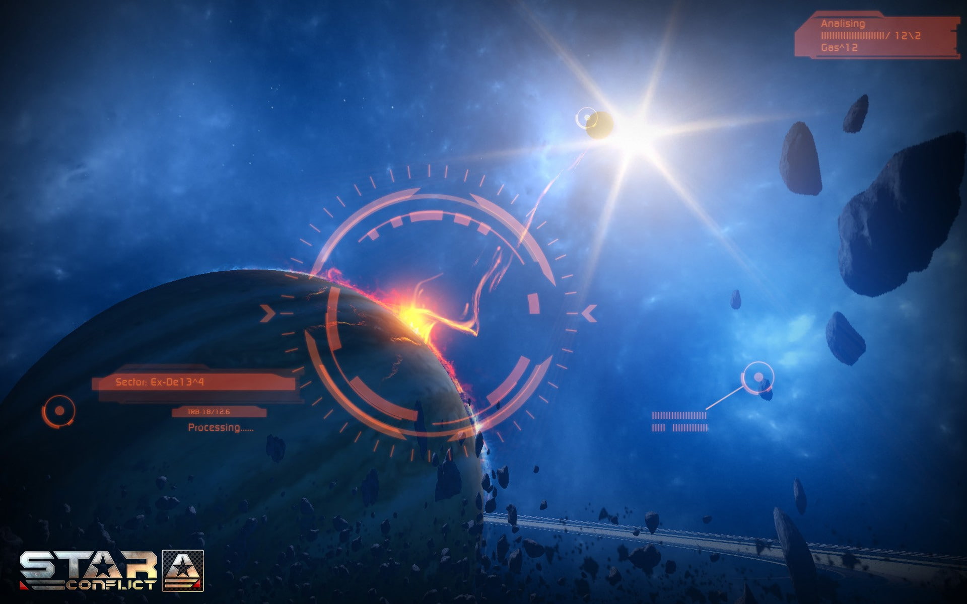 flying, sky, nature, tank, illuminated, water, low angle view, travel, transportation, mode of transportation, air vehicle, night, 1080P, Star conflict, HD Wallpaper