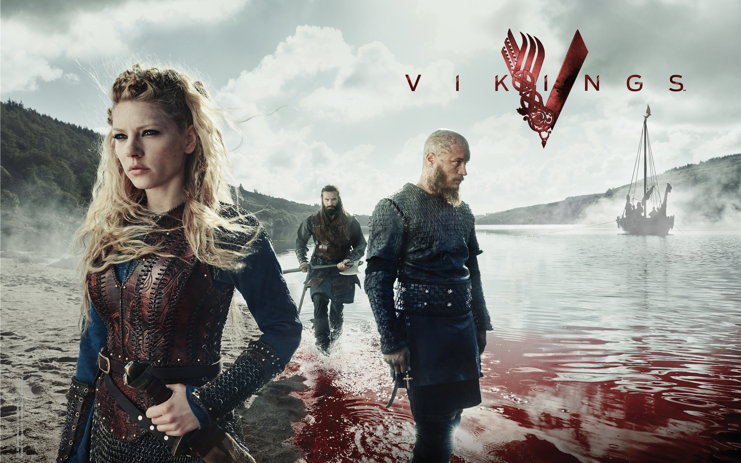 Fjord, 2K, Series, TV, Blood, Vikings, HD Wallpaper