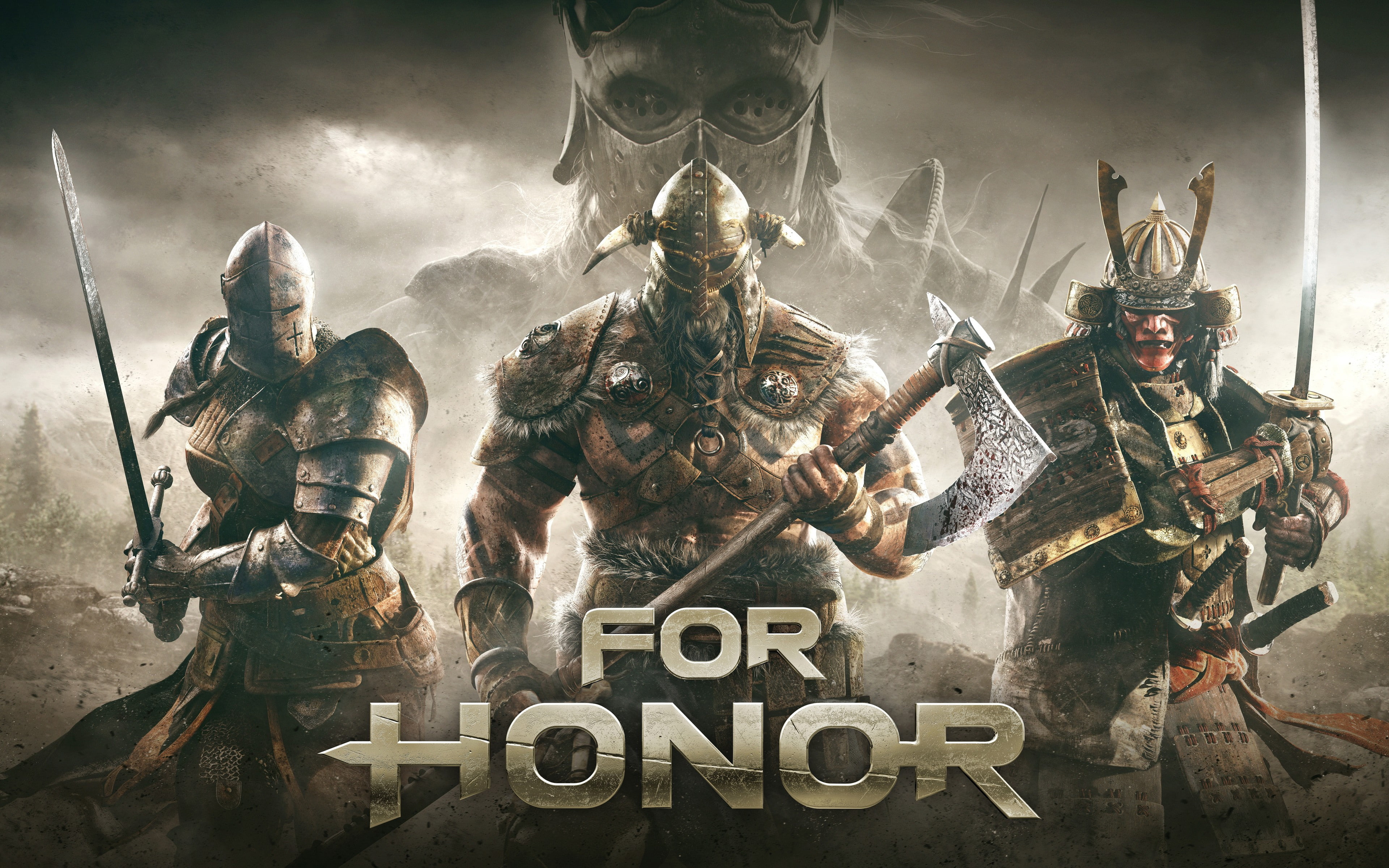 samurai, video games, For Honor, Vikings, knight, Ubisoft, 4K, HD Wallpaper