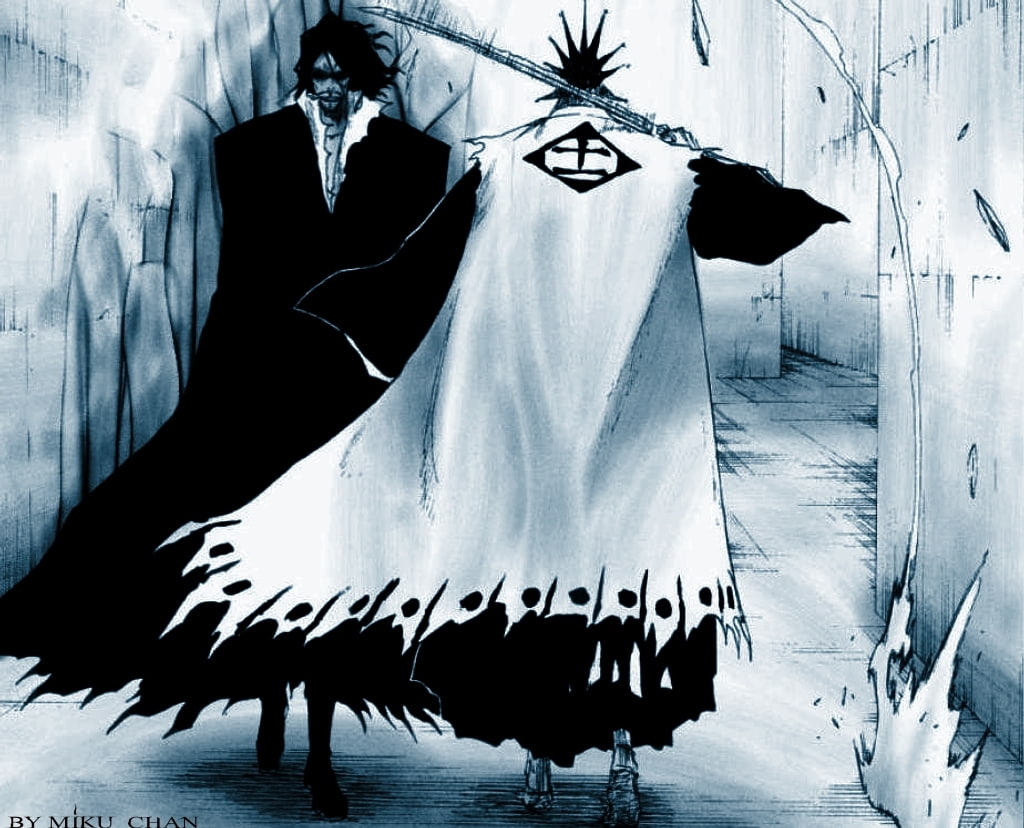 480P, bleach, art, anime, x, hd, kenpachi, zangetsu, zaraki, Zaraki Kenpachi, HD Wallpaper