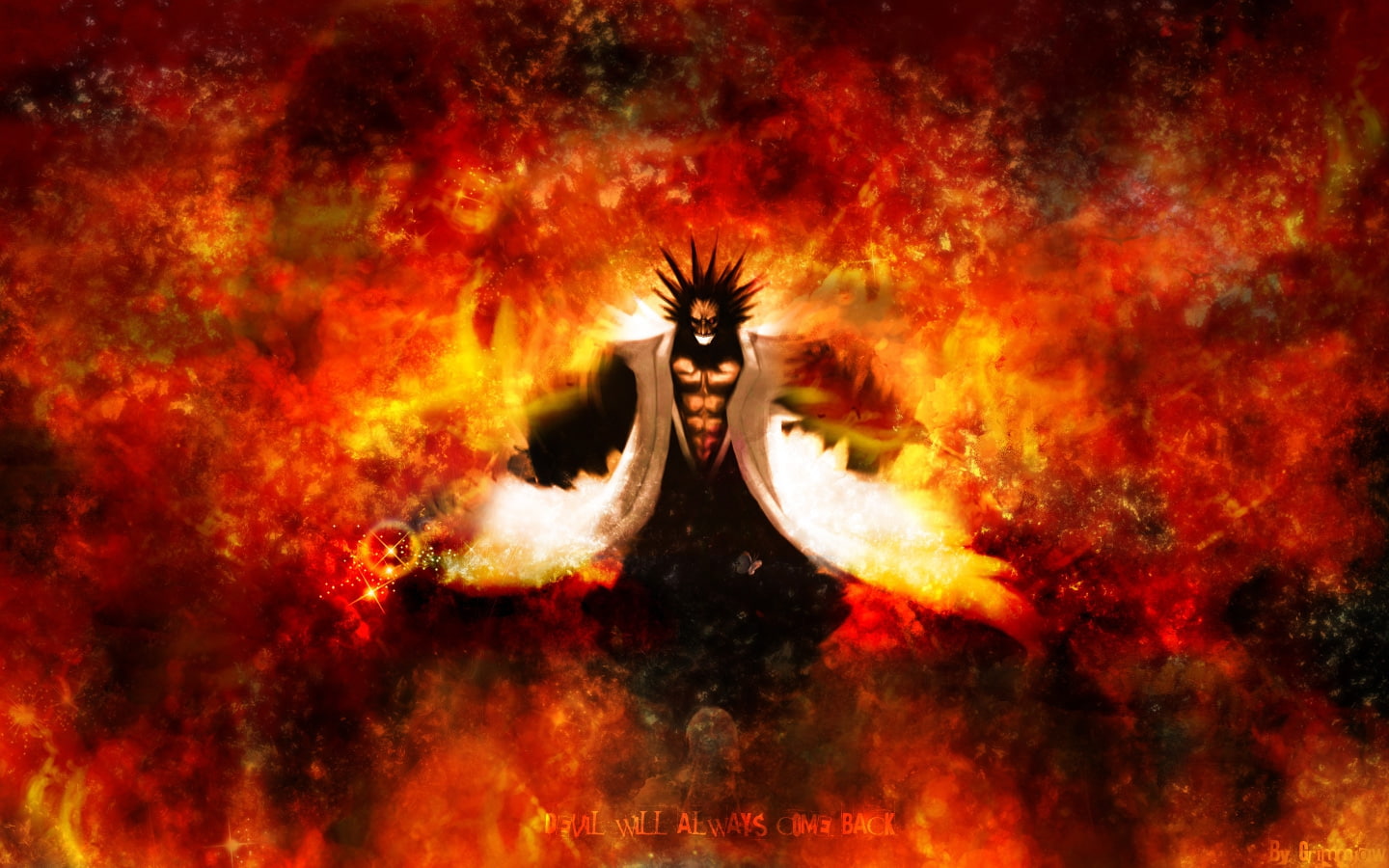 x, 720P, zaraki, kenpachi, hd, bleach, anime, art, Zaraki Kenpachi, HD Wallpaper