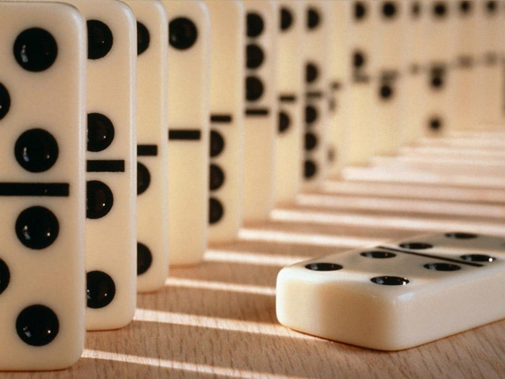 black, stones, Dominoes, white, 480P, HD Wallpaper