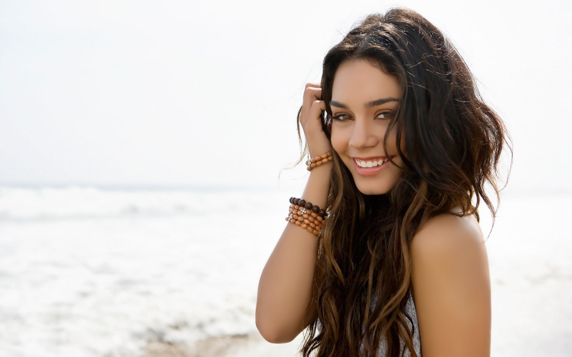1080P, hudgens, smile, vanessa, HD Wallpaper