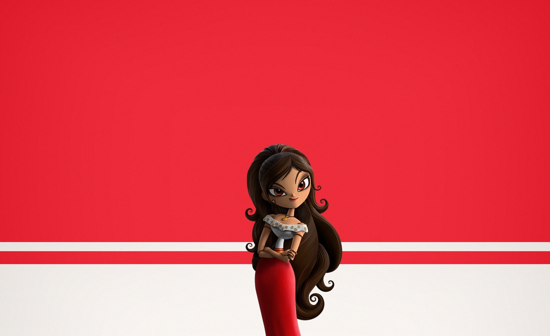 The Book of Life, leisure activity, copy space, beauty, portrait, one person, life, book, Movie, 2014, Maria, women, front view, female, Cartoons, Others, HD Wallpaper