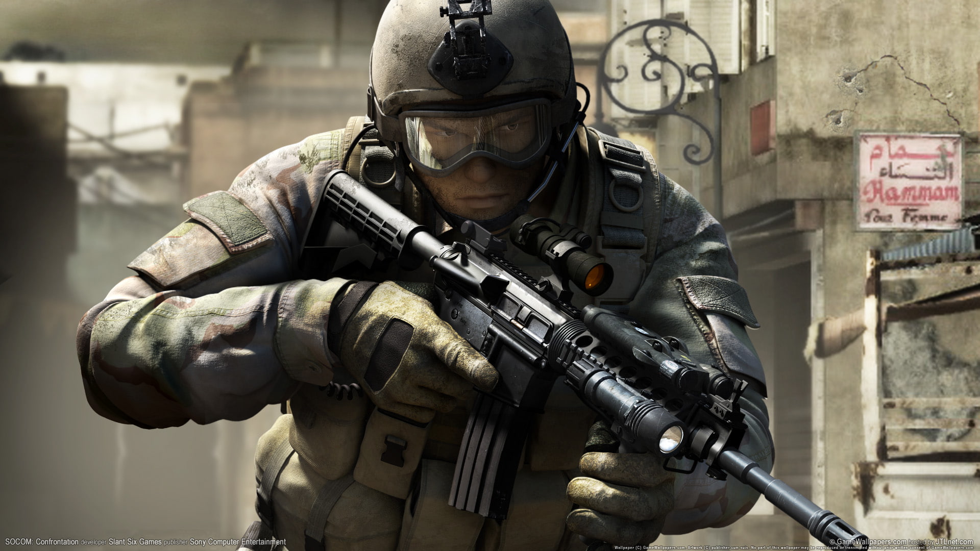 confrontation, 1080P, socom, HD Wallpaper
