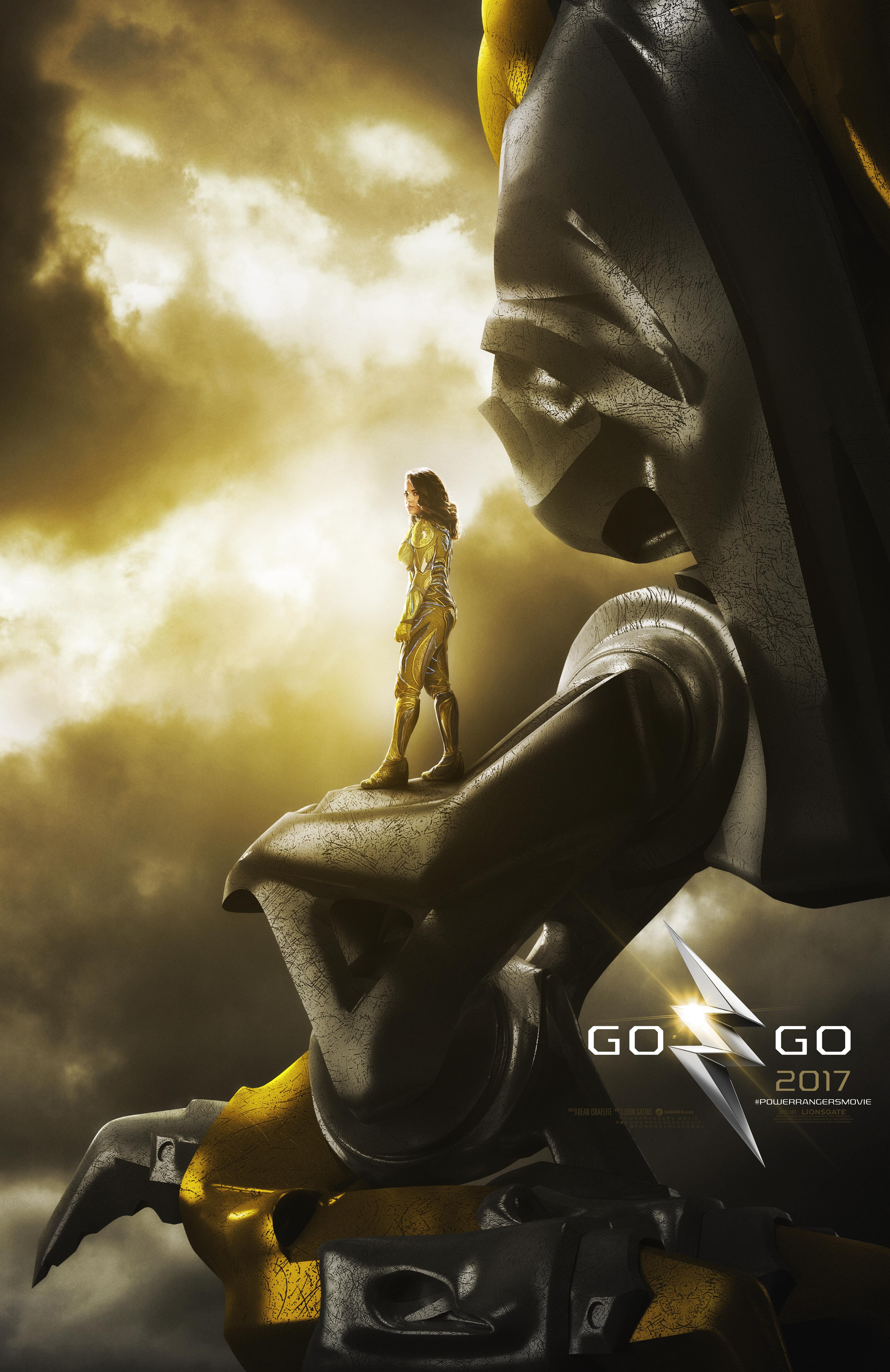 no people, The Yellow Ranger, human representation, Power Rangers, gun, art and craft, armed forces, war, protection, aggression, weapon, security, 4K, Phone HD Wallpaper