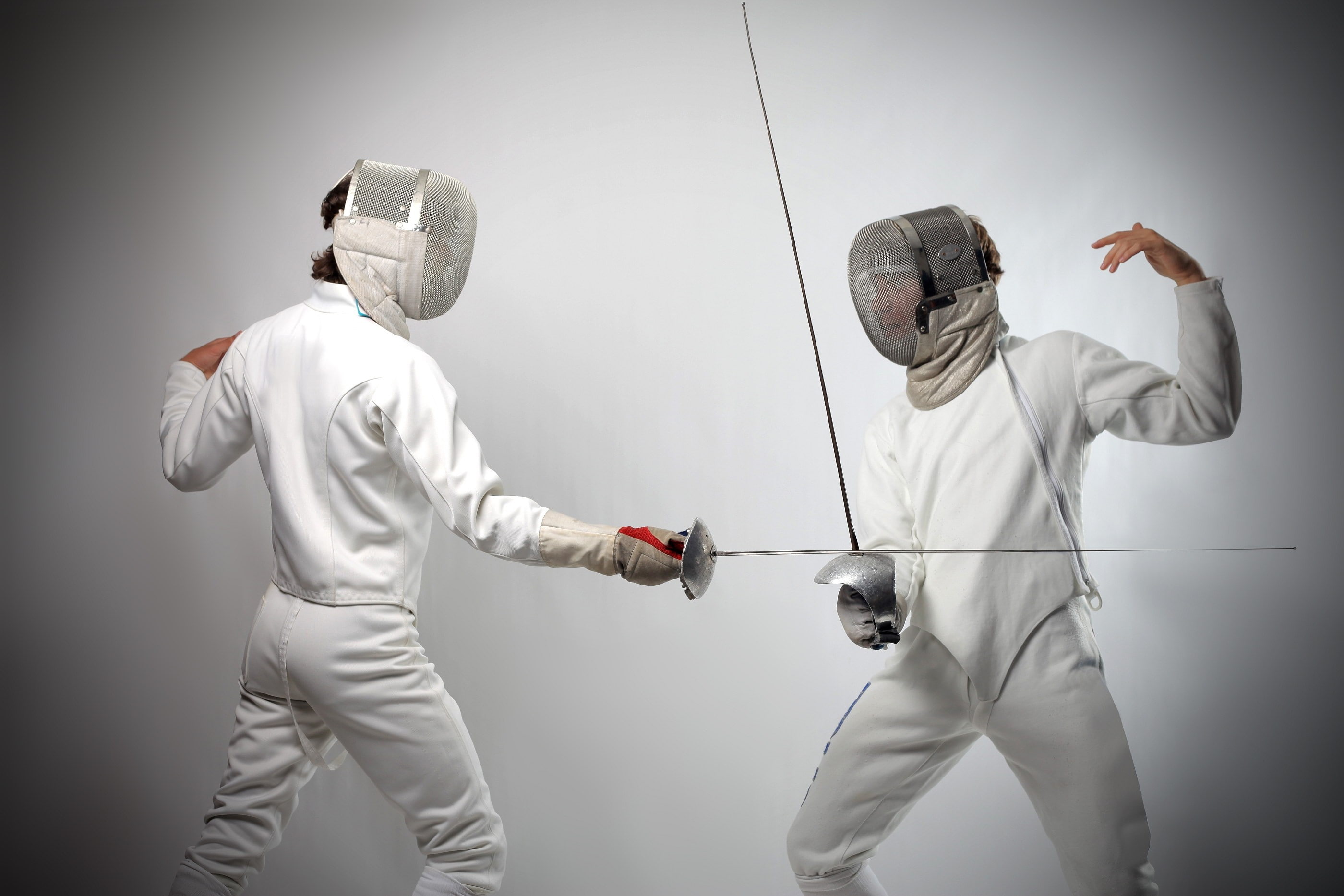 two people, rivalry, sport, fighting, adult, aggression, sword, motion, security, 2K, ominous, competition, hitting, standing, punching, anger, weapon, HD Wallpaper