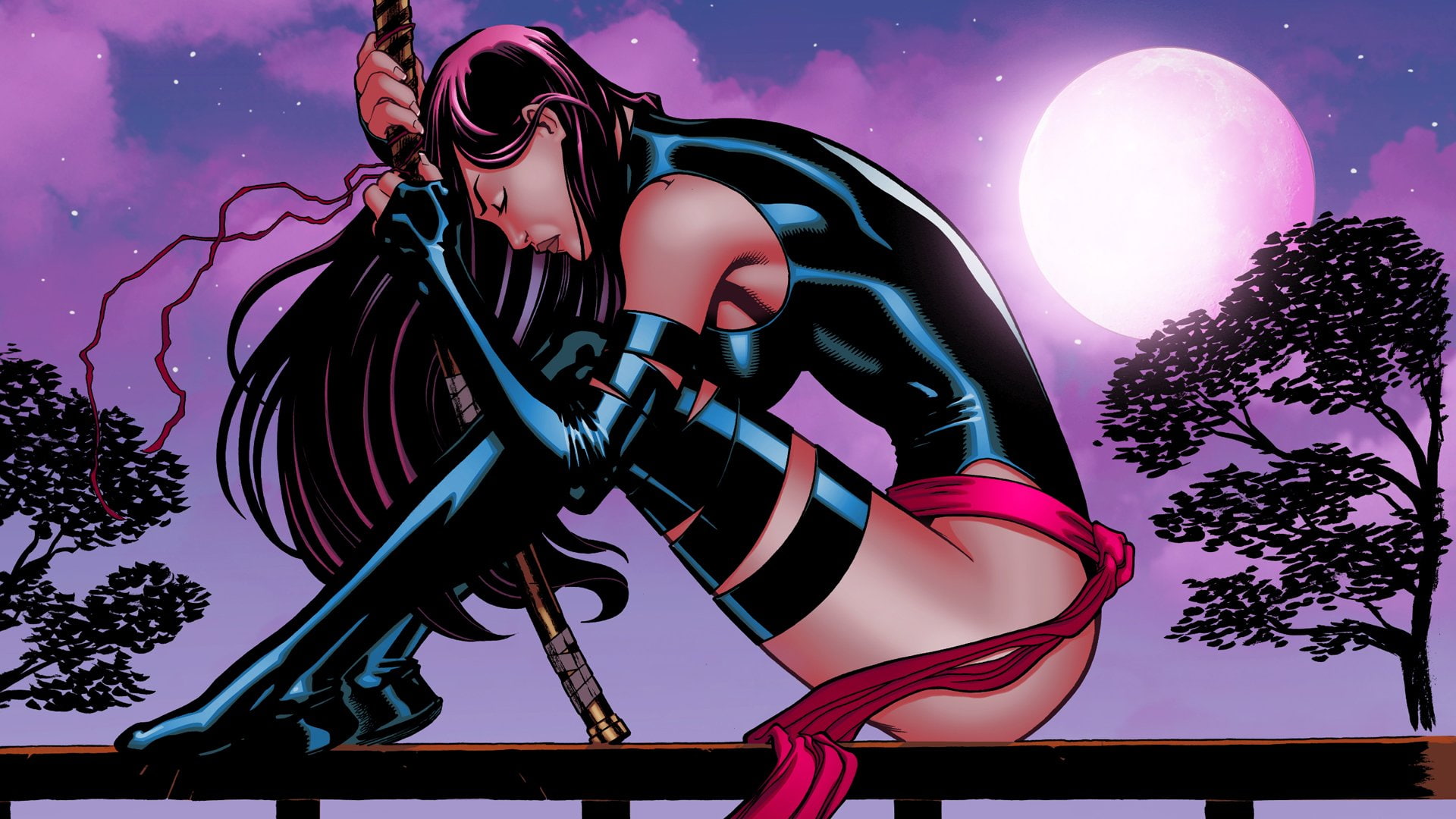 1080P, Comics, Psylocke, HD Wallpaper