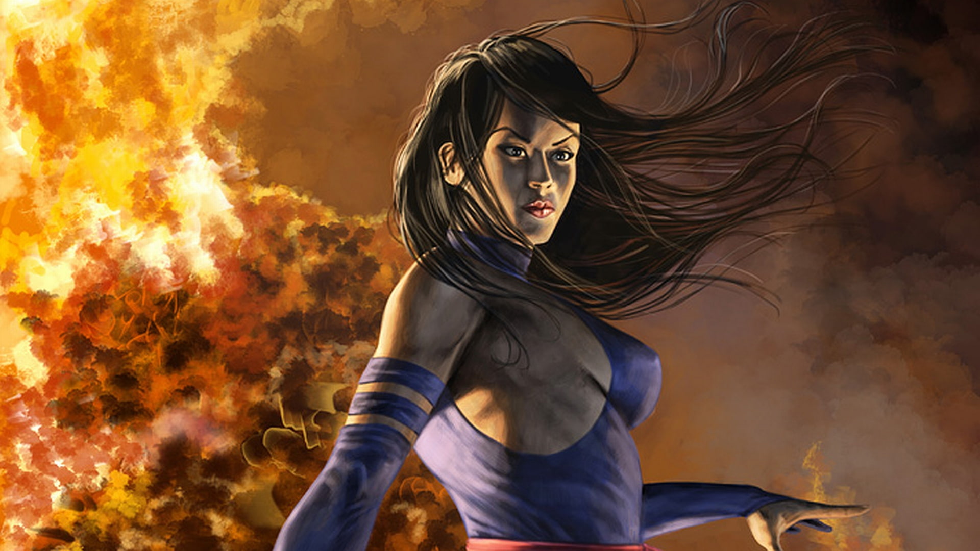 psylocke, hd, comics, 1080P, HD Wallpaper