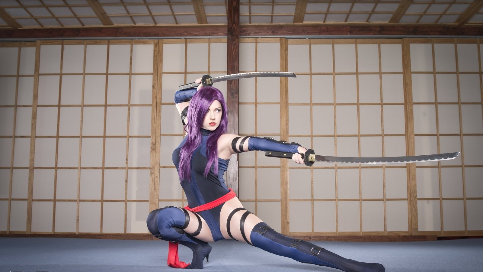 Women, 720P, Cosplay, Psylocke (Marvel Comics), HD Wallpaper