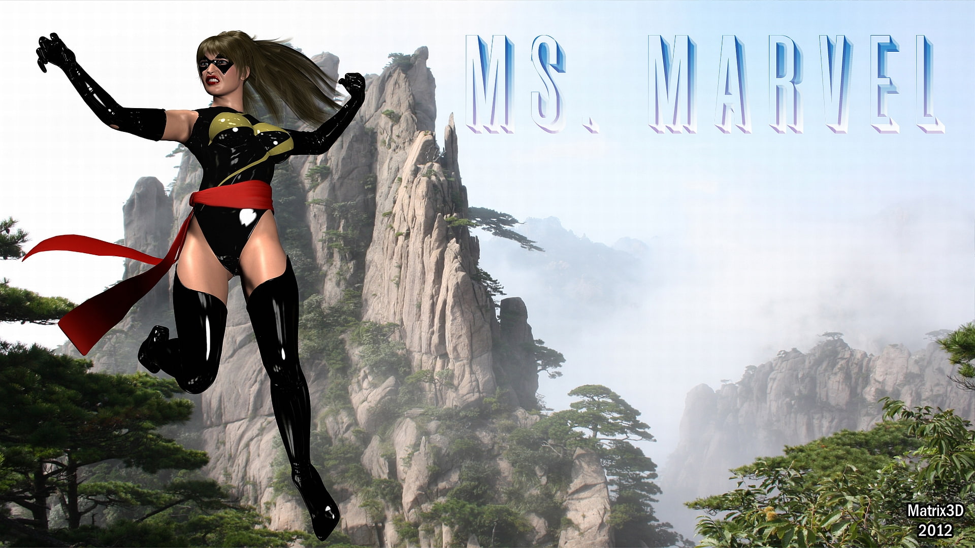 ms, illustration, psylocke, comics, 1080P, marvel, hd, HD Wallpaper