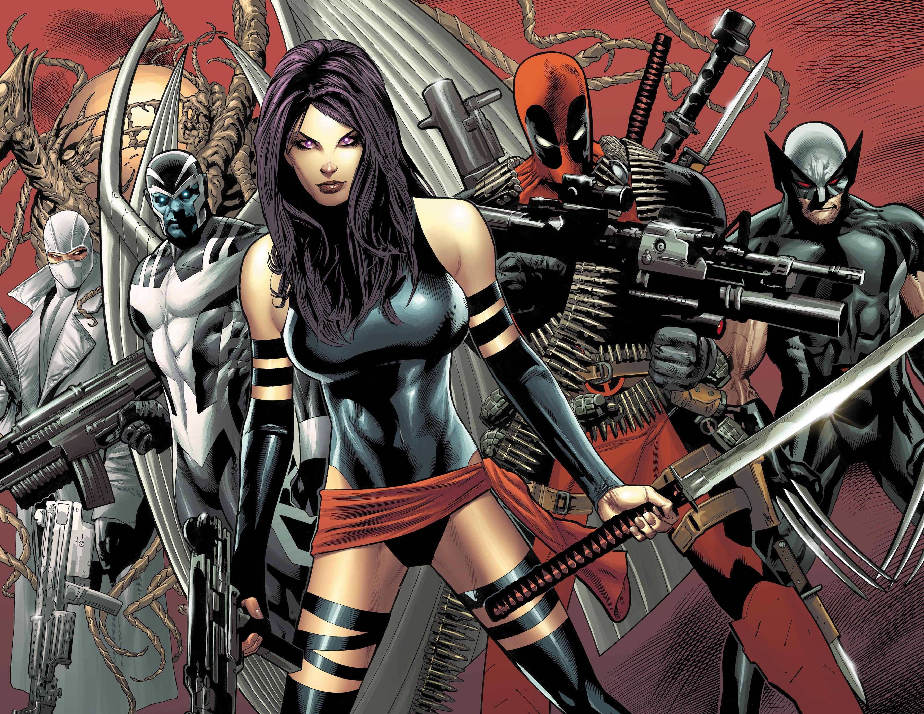 2K, psylocke, HD Wallpaper