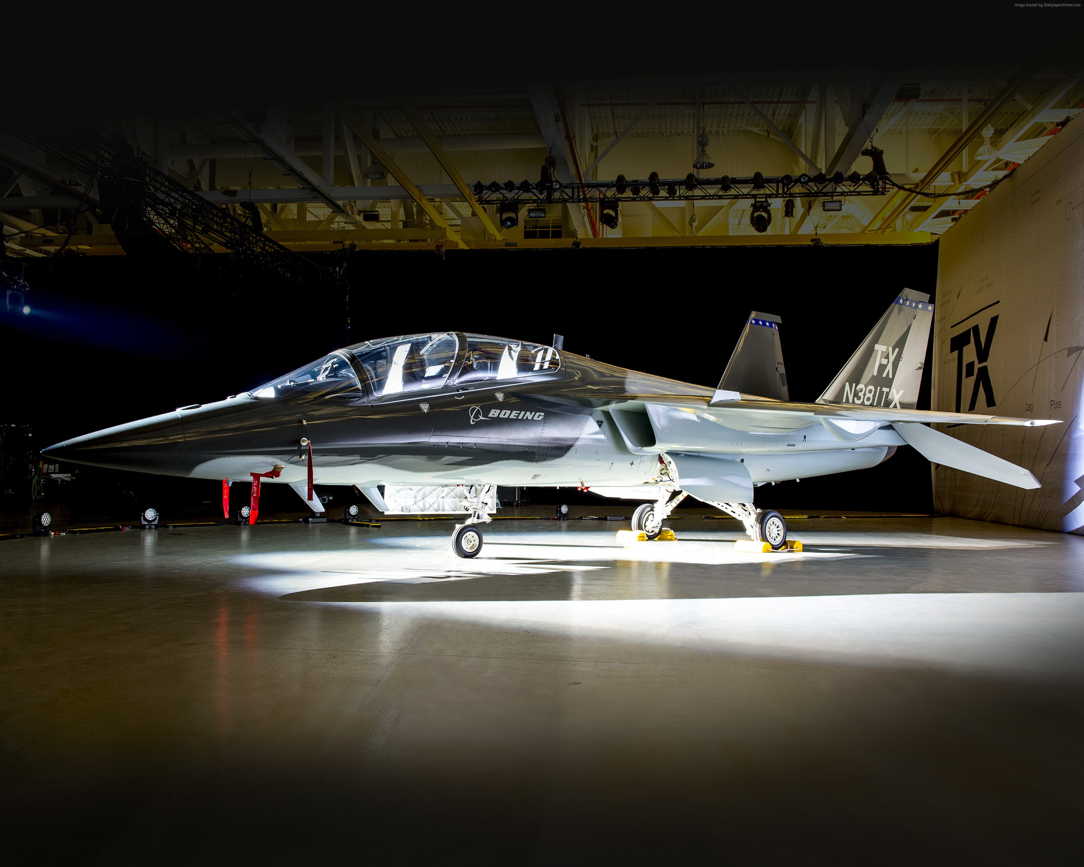 U.S. Air Force, Boeing T-X, 2K, fighter aircraft, HD Wallpaper