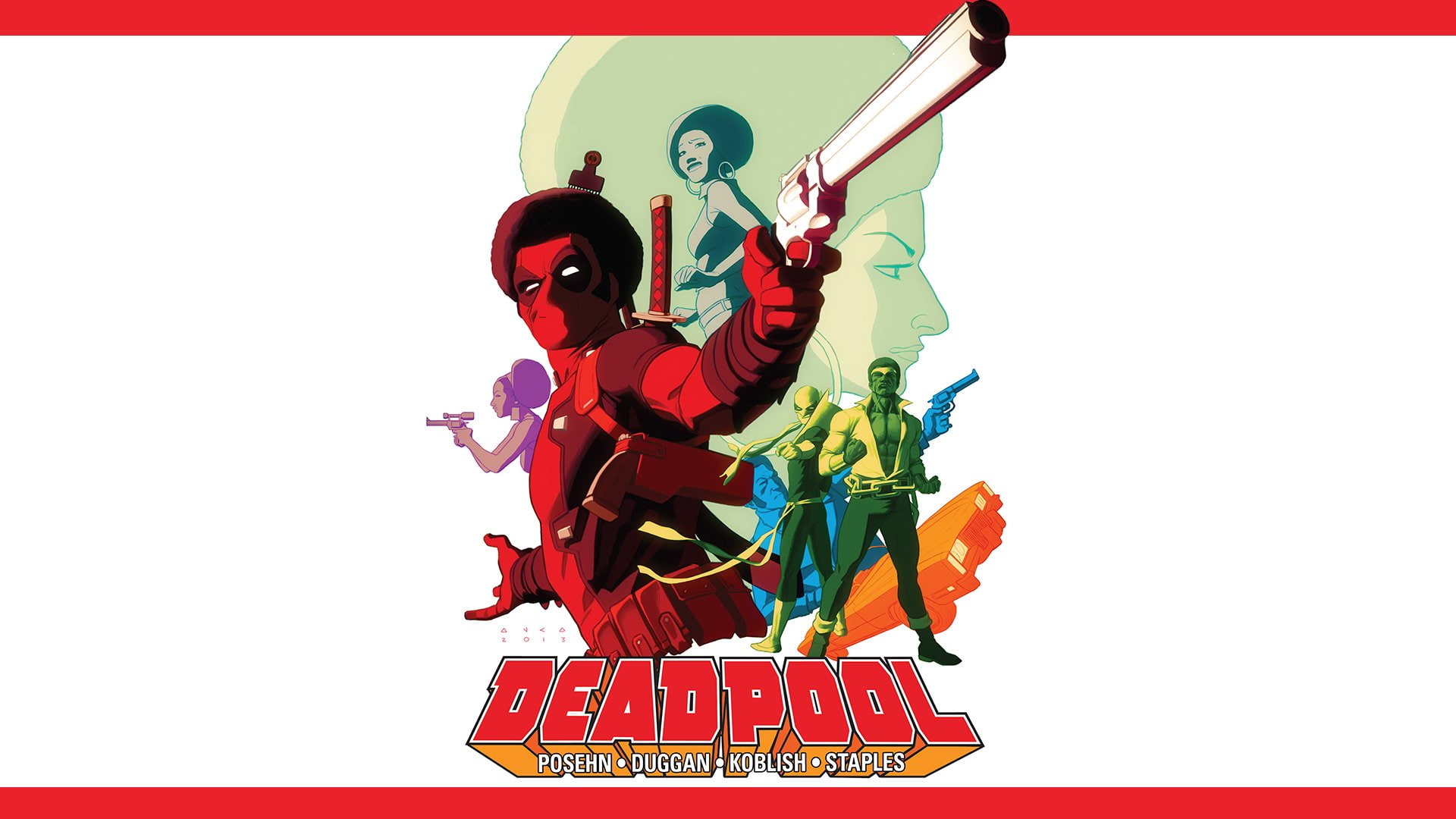 Merc with a Mouth, Deadpool, 1080P, Comics, HD Wallpaper