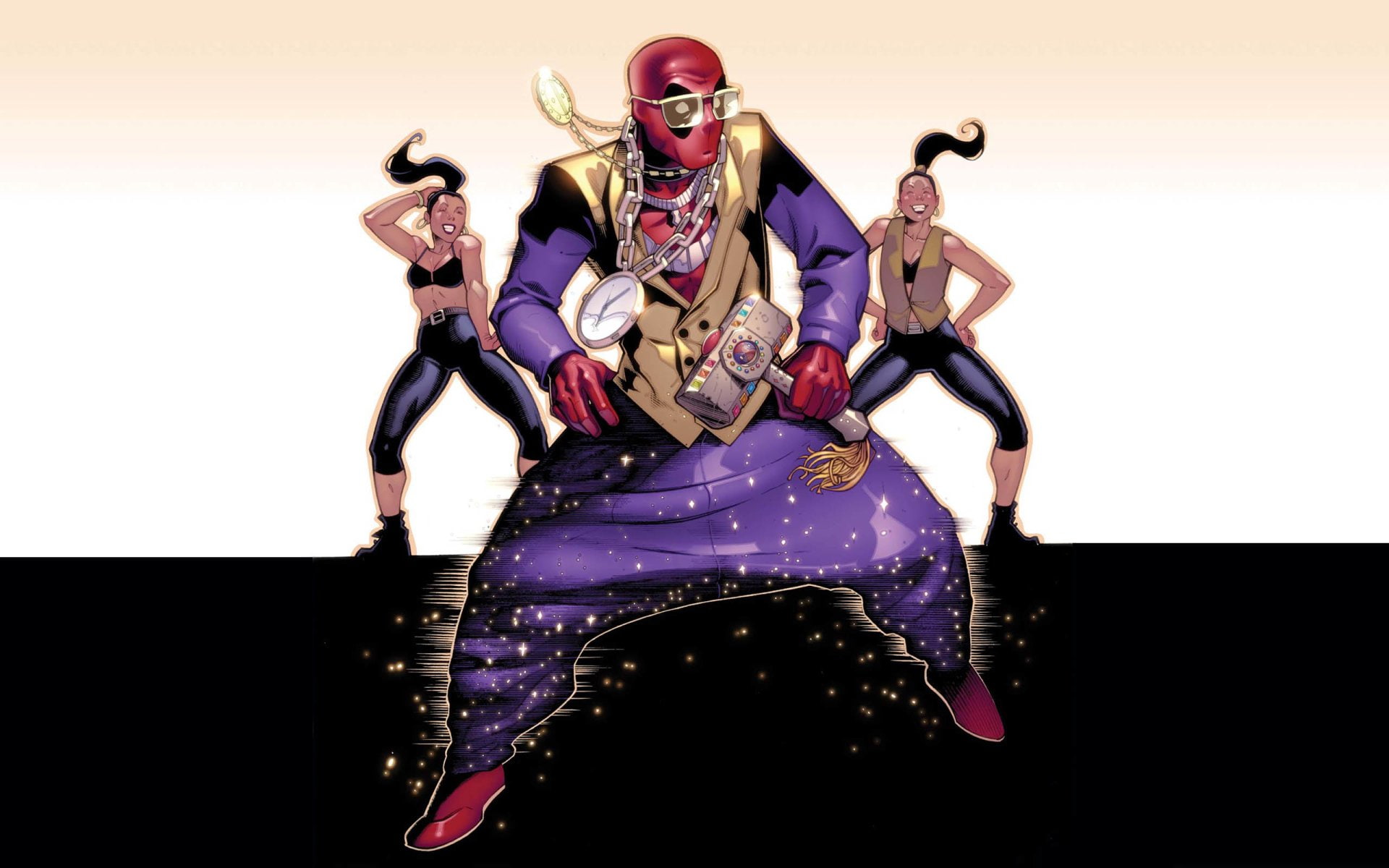 Merc with a Mouth, 1080P, Comics, Deadpool, HD Wallpaper