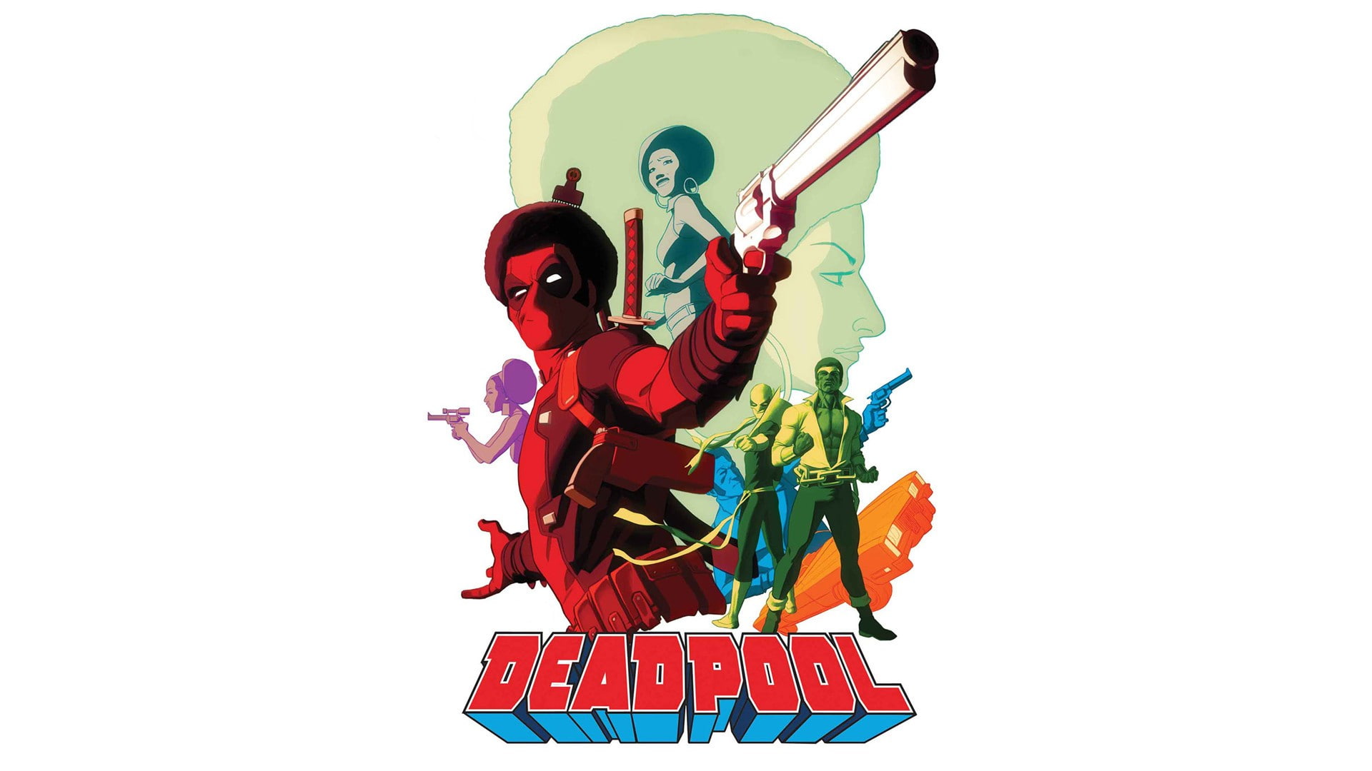 Merc with a mouth, Deadpool, 1080P, Iron Fist, Marvel Comics, HD Wallpaper