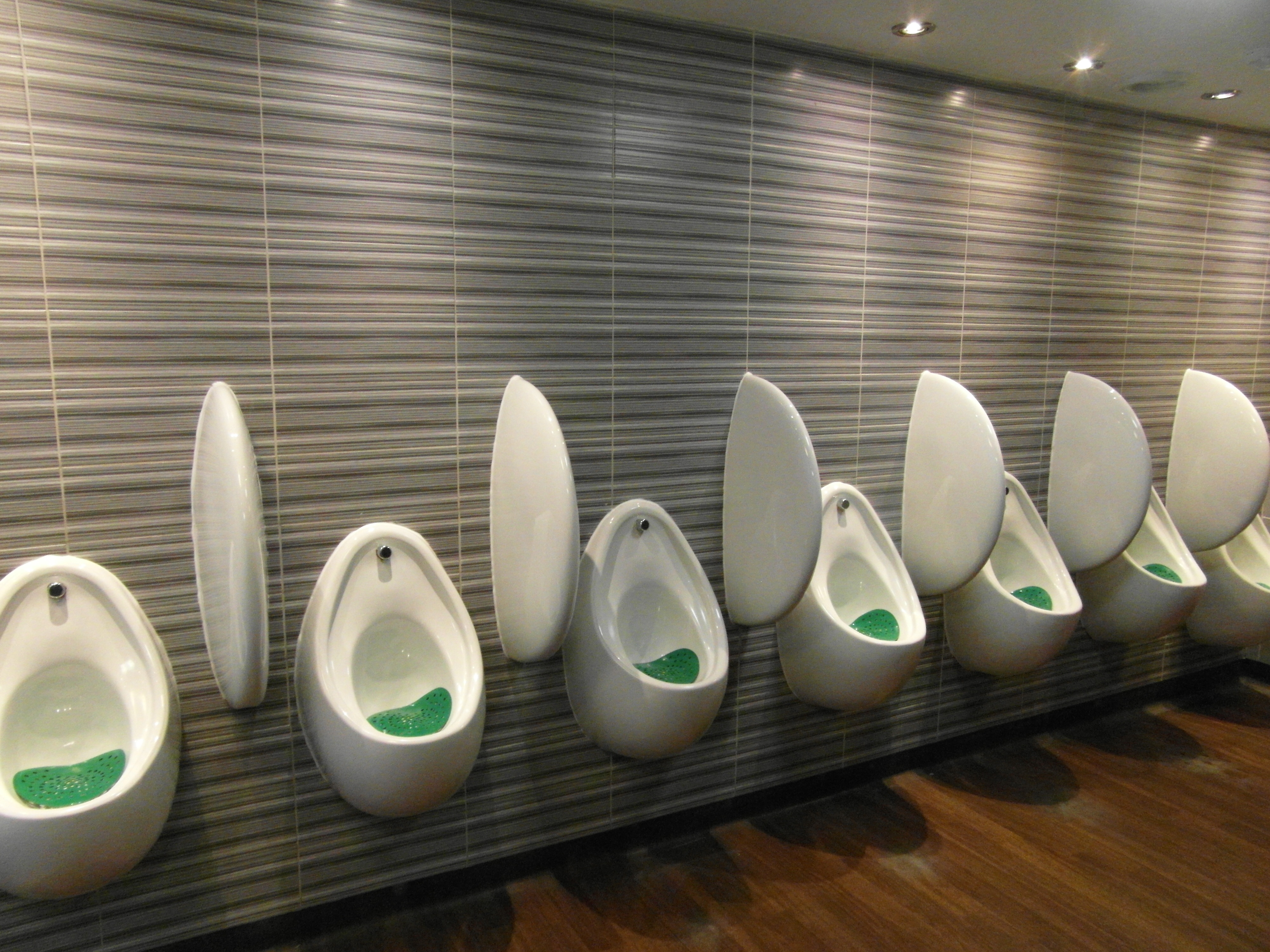 in a row, automatic, urinal, variation, repetition, sanitary, arrangement, male, side by side, empty, gents, medium group of objects, gentlemen, latrine, HD Wallpaper