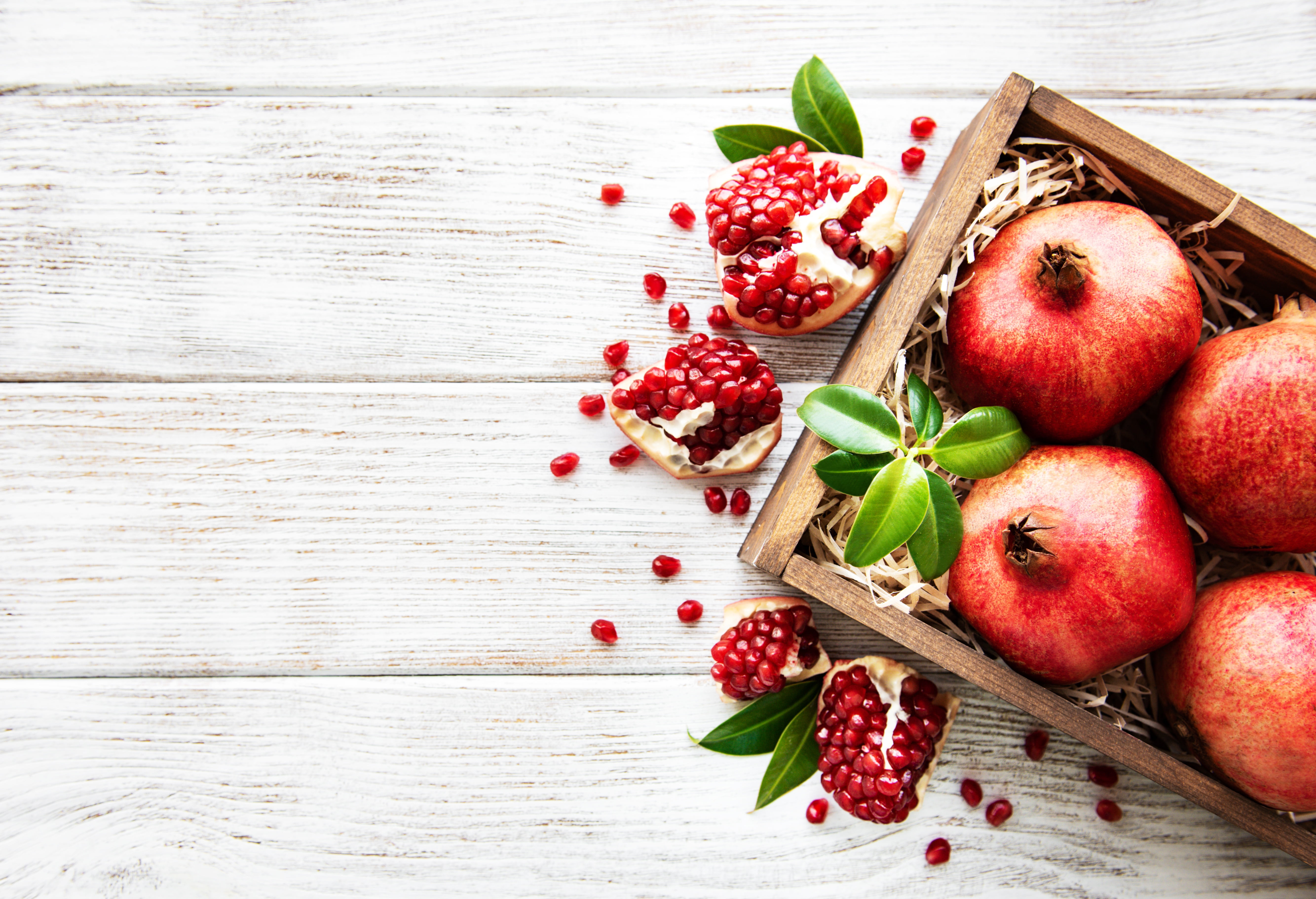 Pomegranate, Fruits, Fruit, 5K, HD Wallpaper